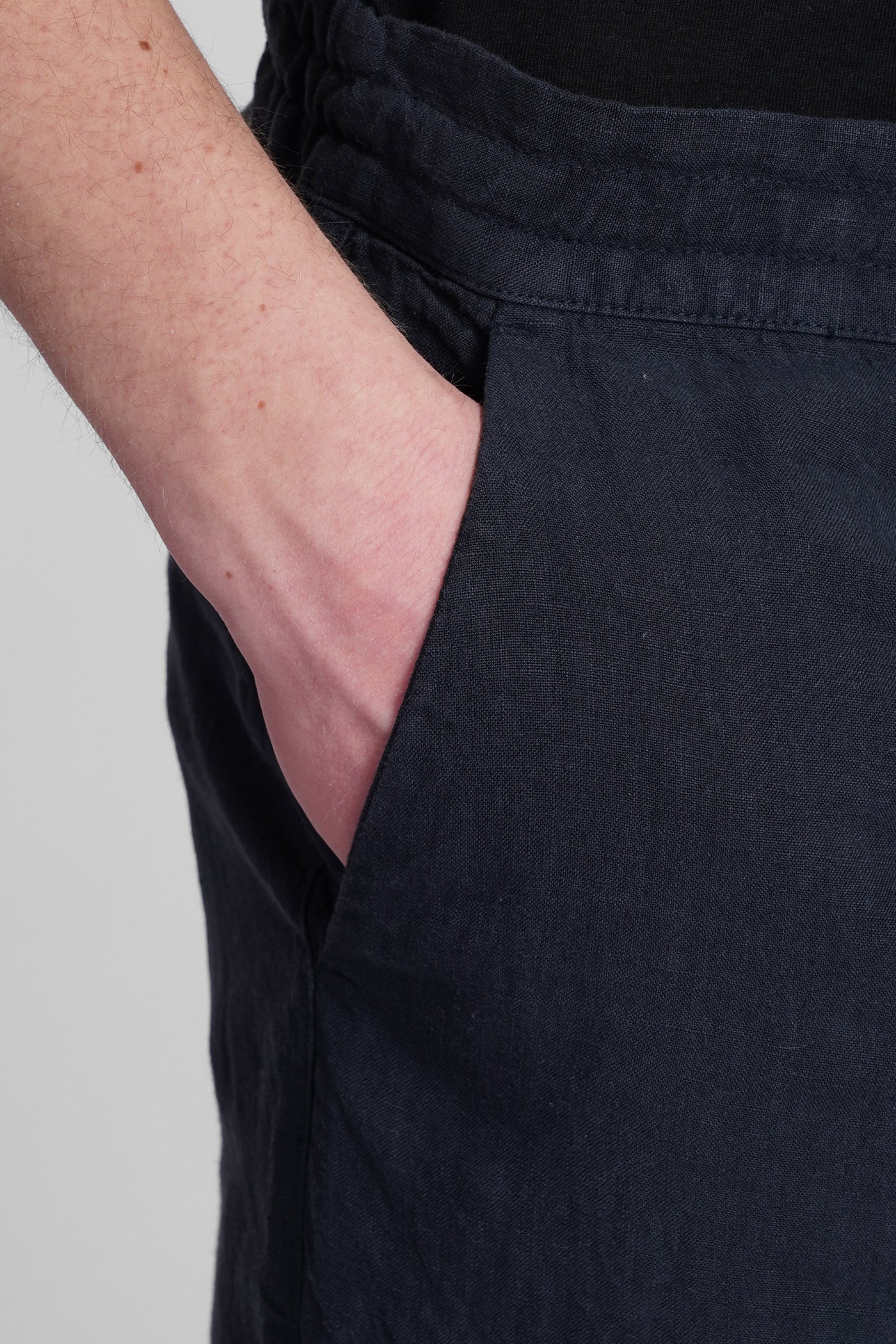 Pants in blue linen - Image 5