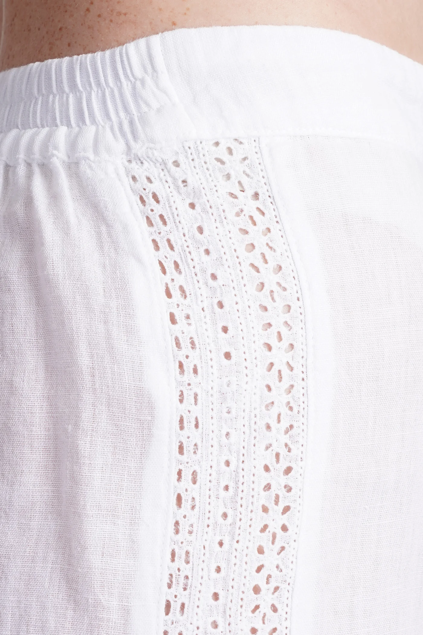 Pants in white linen - Image 5