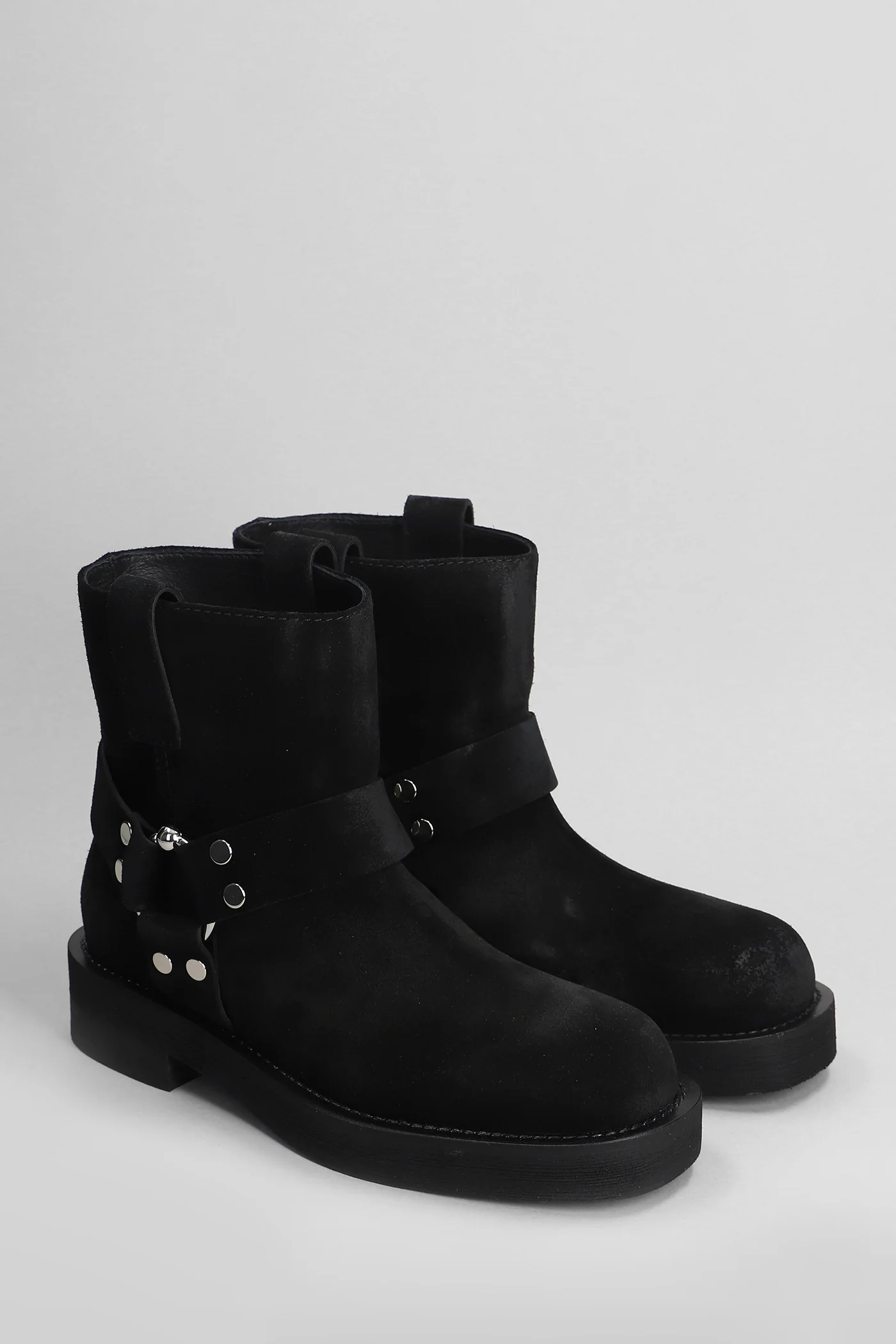 Steve 020 low heels Ankle boots in black suede - Image 2