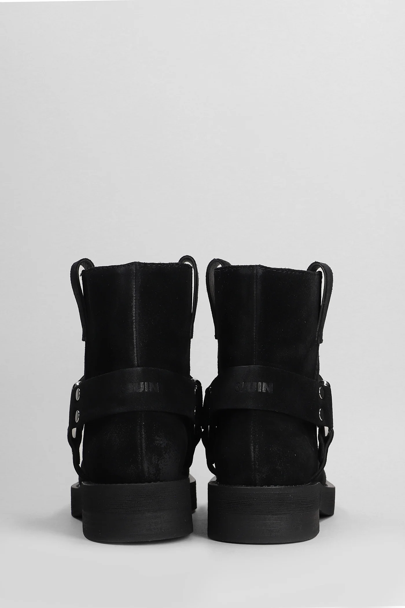 Steve 020 low heels Ankle boots in black suede - Image 4