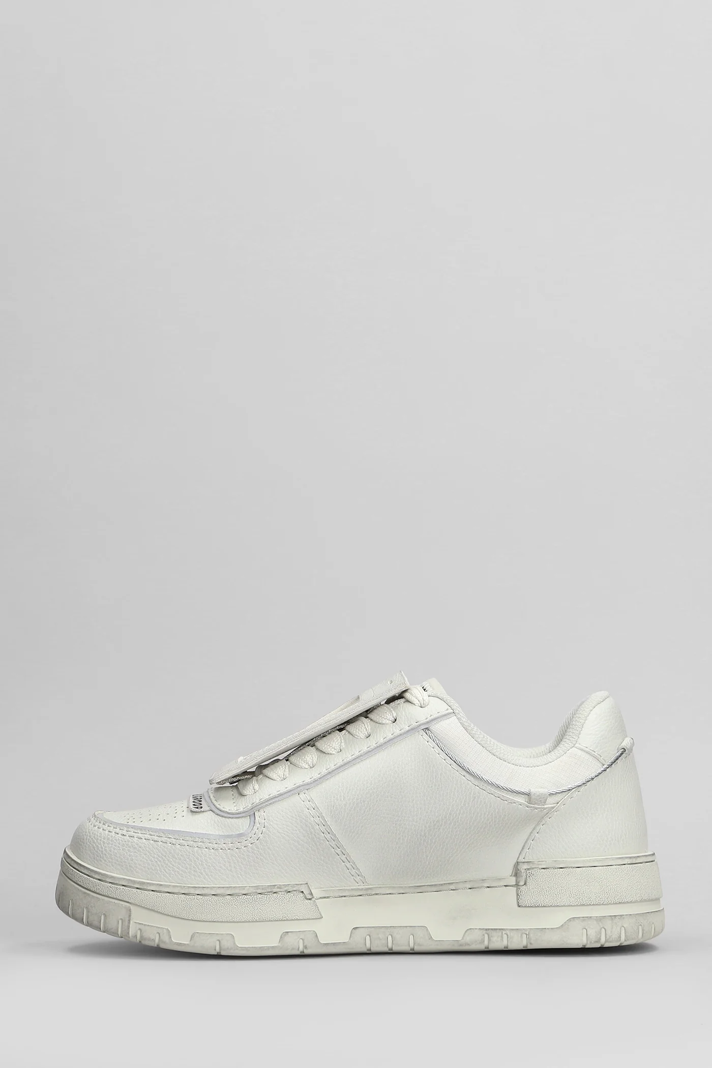 Avril Sneakers in grey leather - Image 3