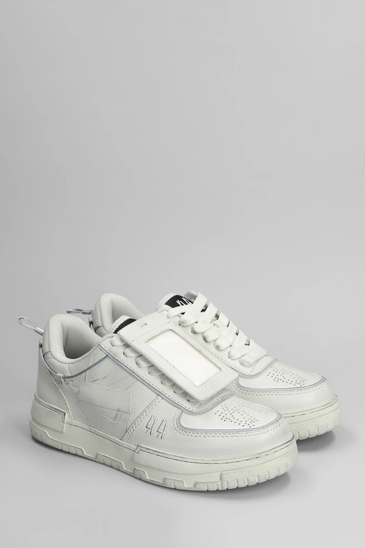 New avril Sneakers in grey leather - Image 2