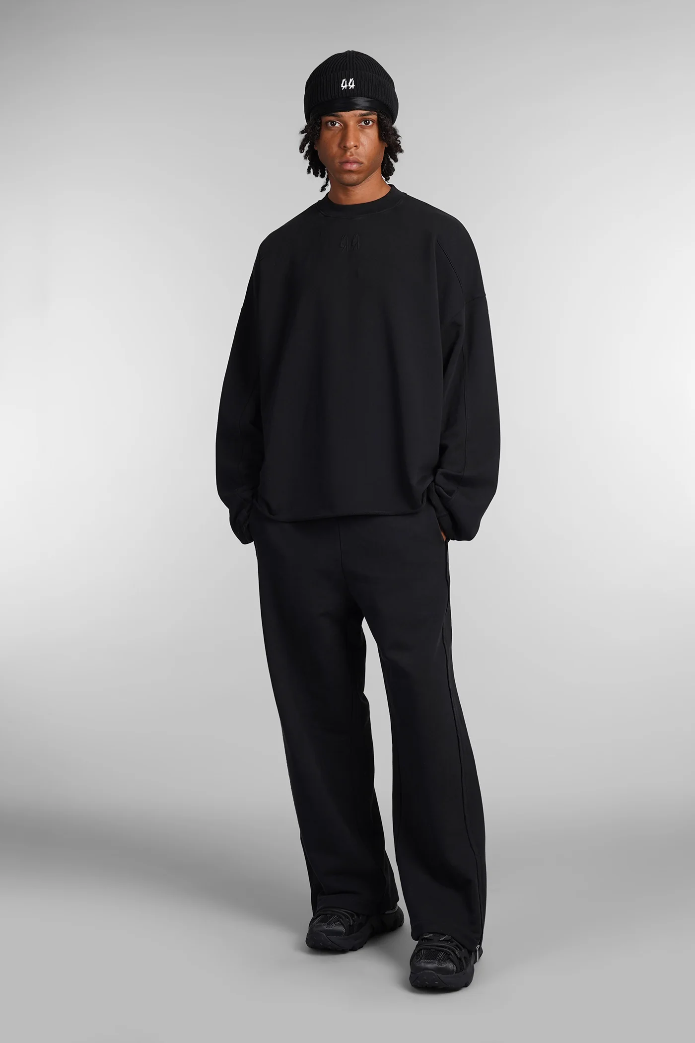 Sweatshirt in black cotton - Image 2