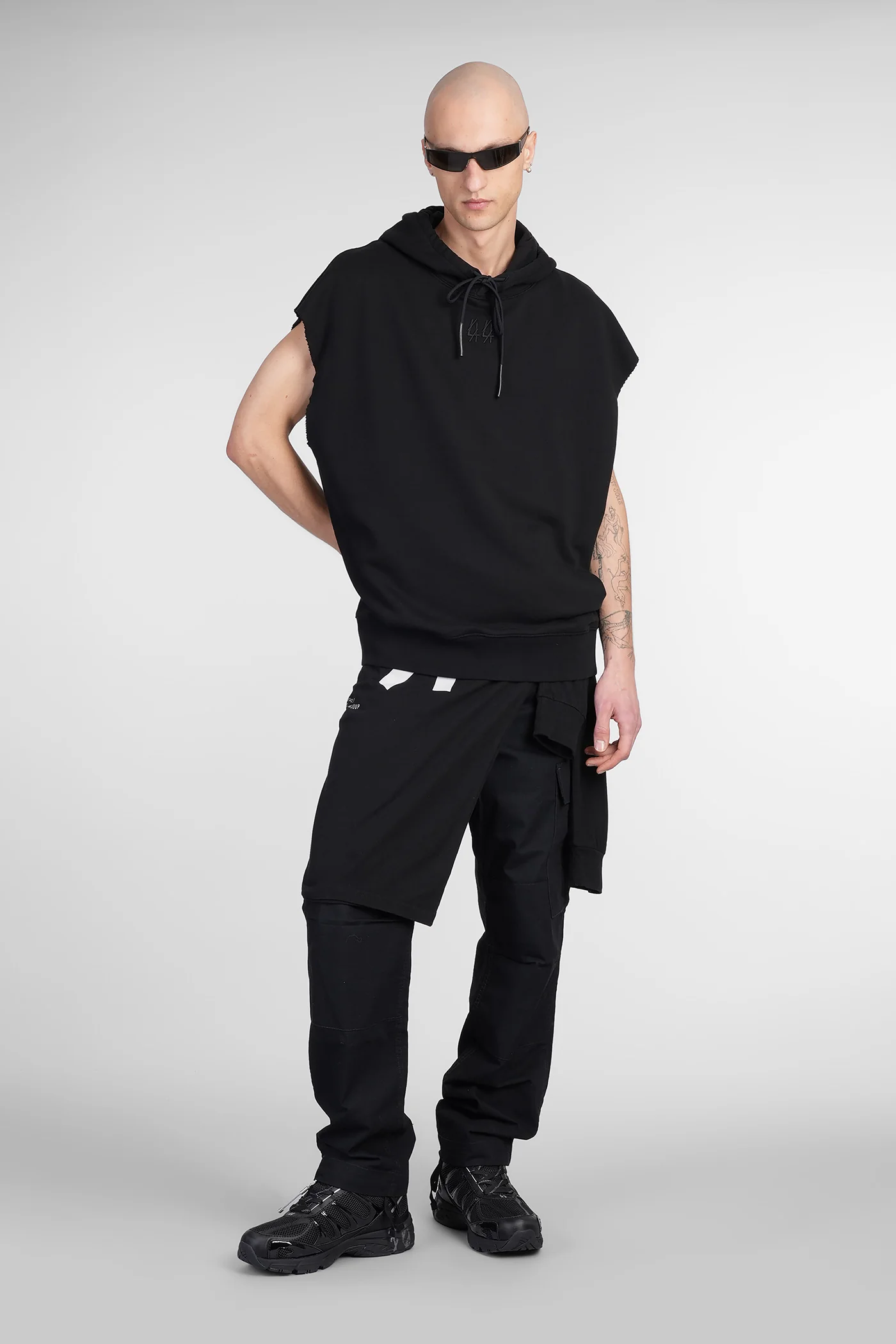Sweatshirt in black cotton - Image 2