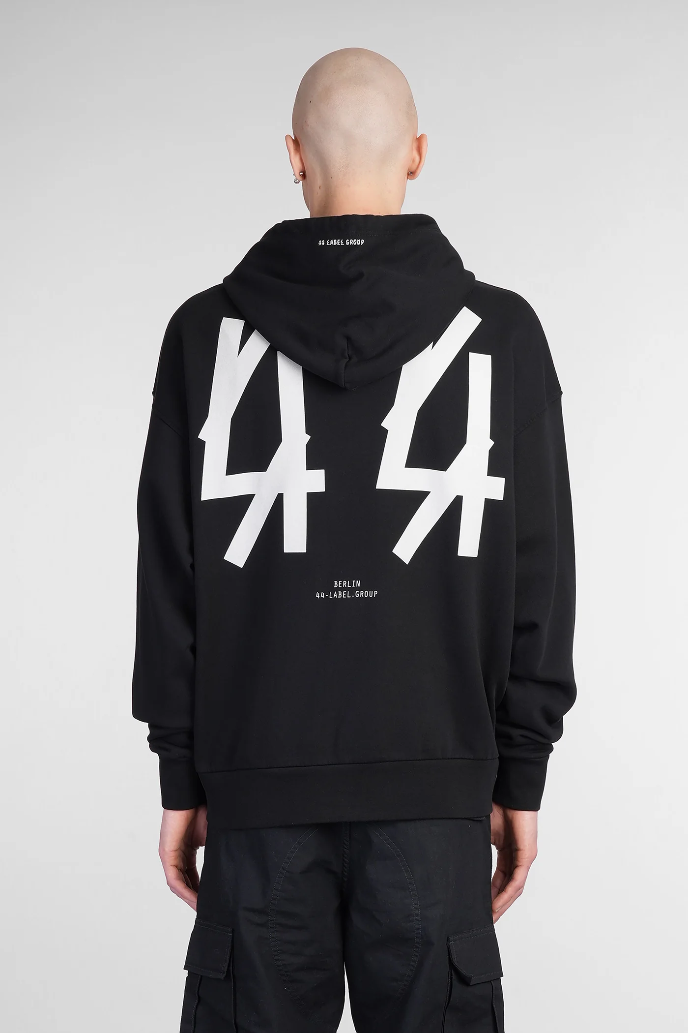 Sweatshirt in black cotton - Image 3