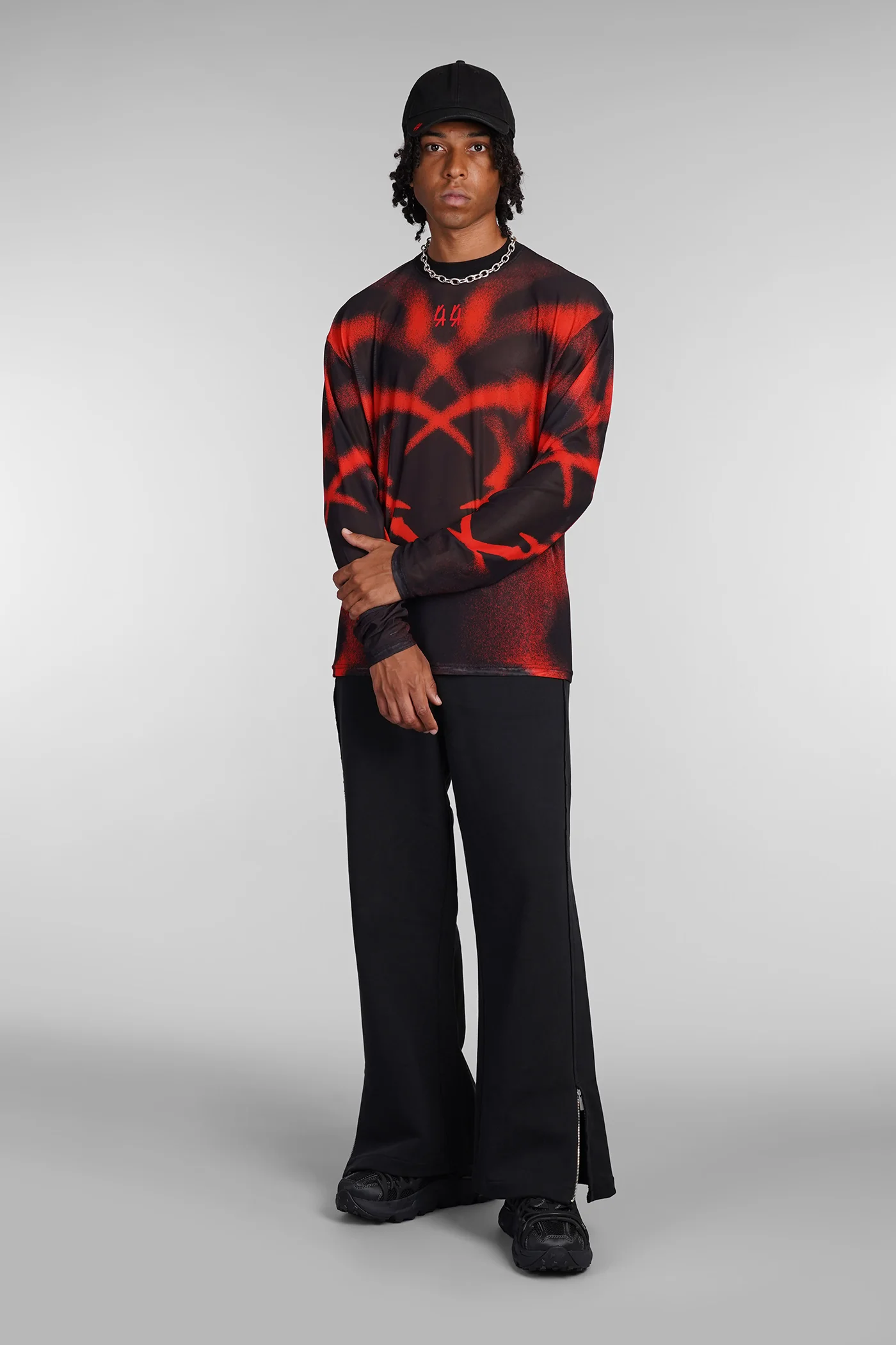 T-Shirt in black polyester - Image 2
