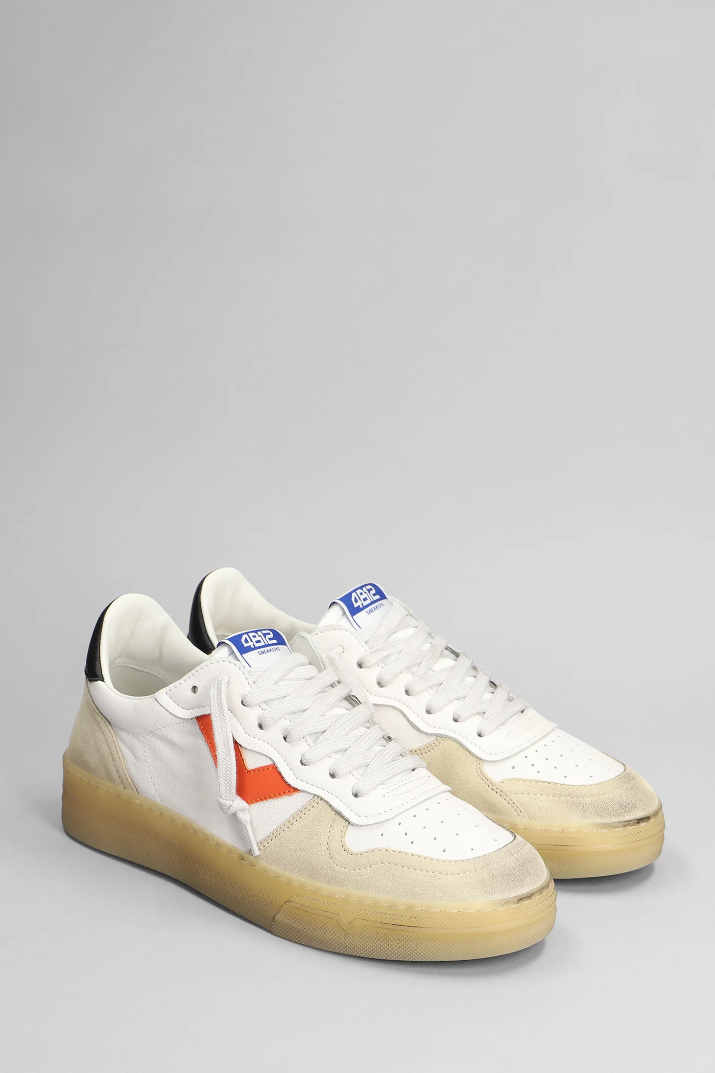 Hyper Sneakers in beige suede and leather - Image 2