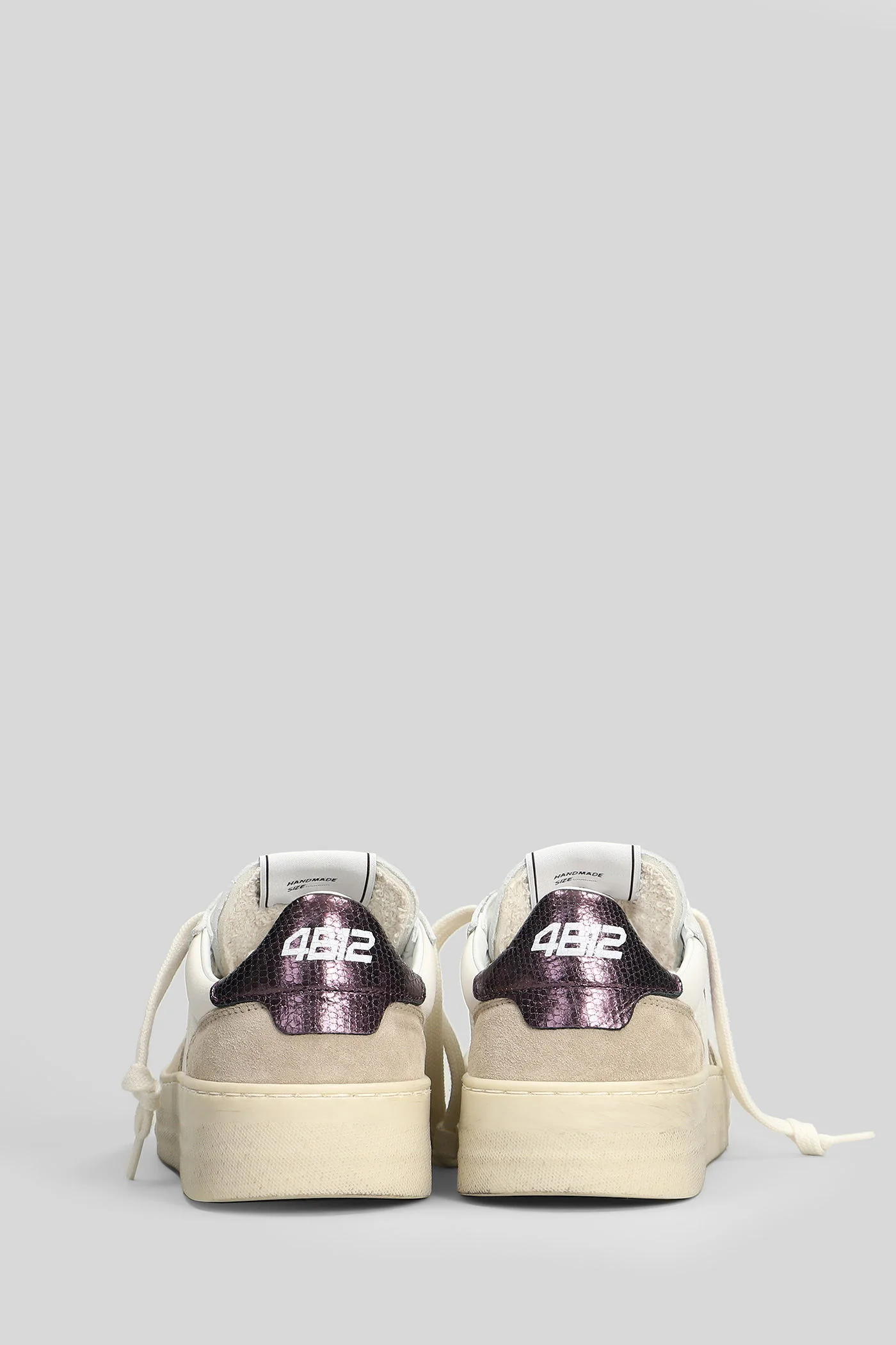 Hyper Sneakers in white suede and leather - Image 4
