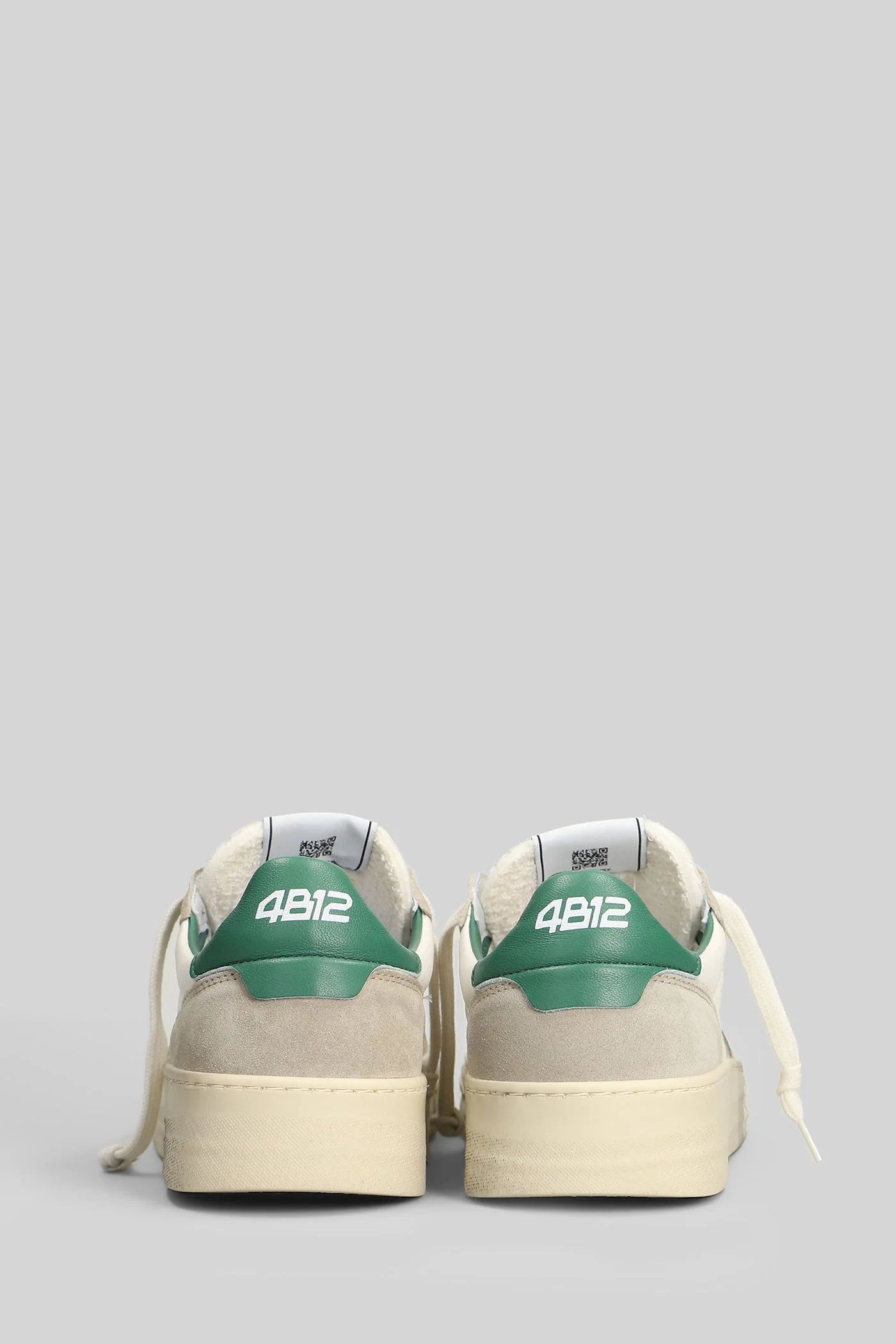 Hyper Sneakers in white suede and leather - Image 4