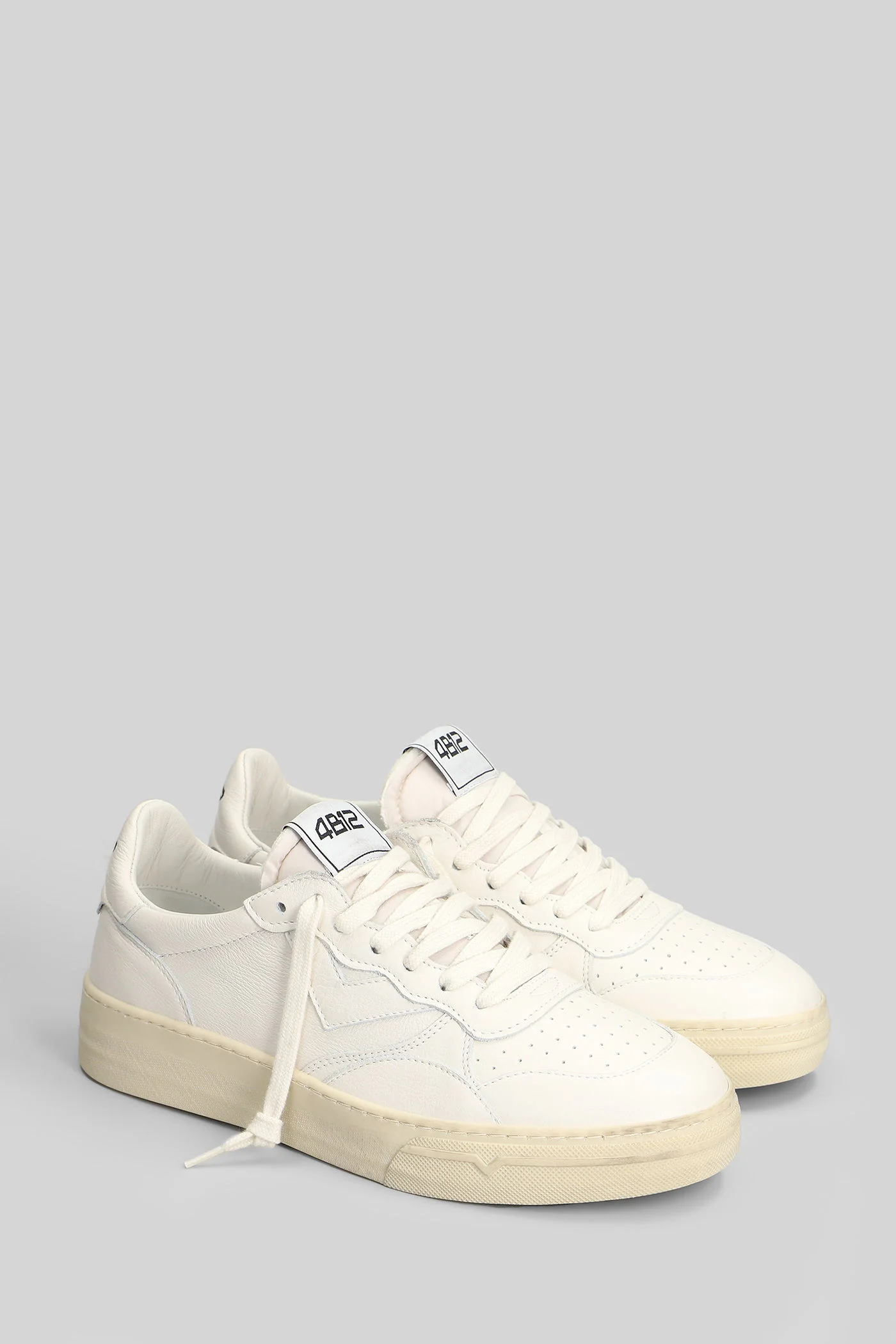 Hyper Sneakers in white suede and leather - Image 2