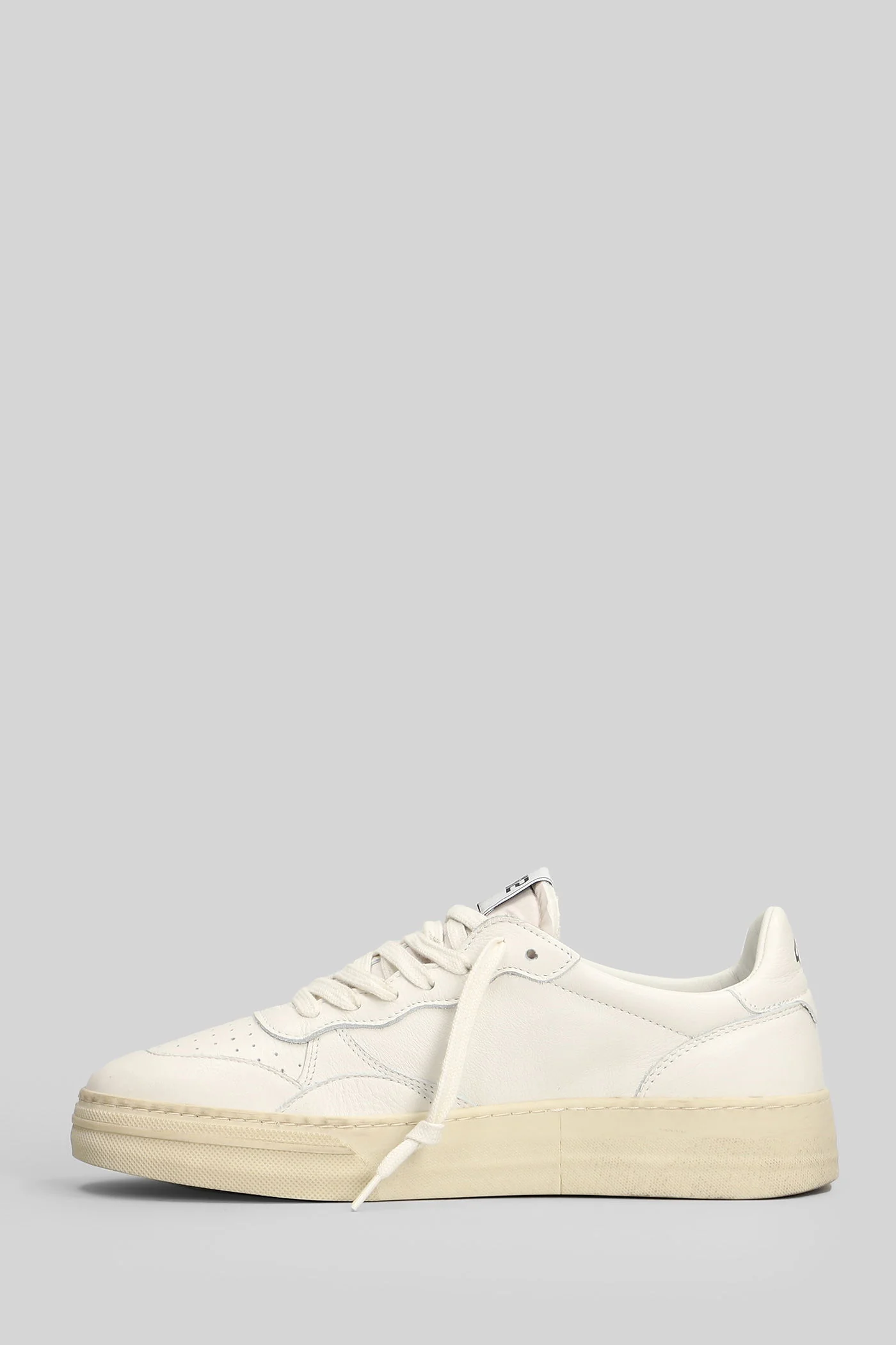 Hyper Sneakers in white suede and leather - Image 3
