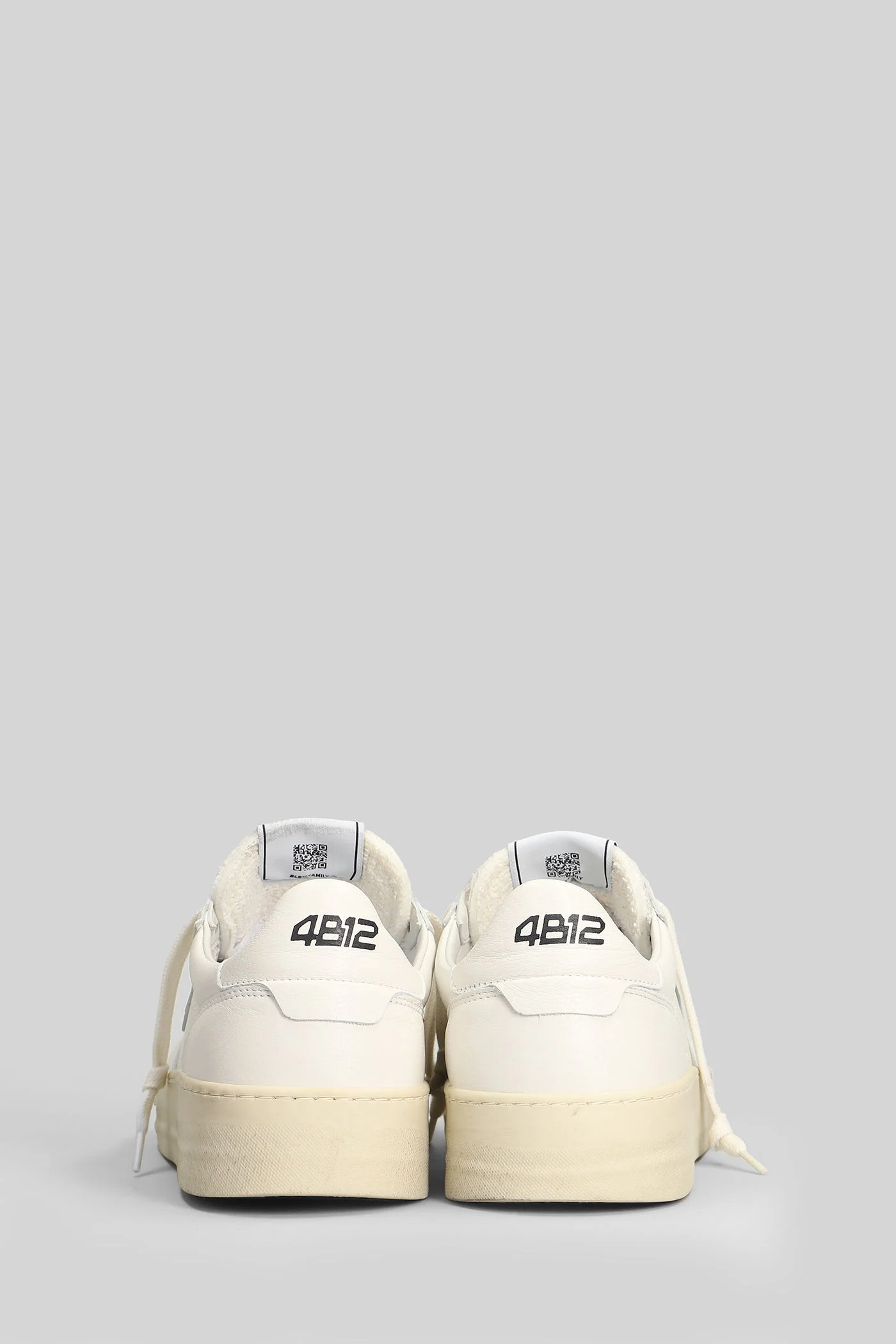 Hyper Sneakers in white suede and leather - Image 4