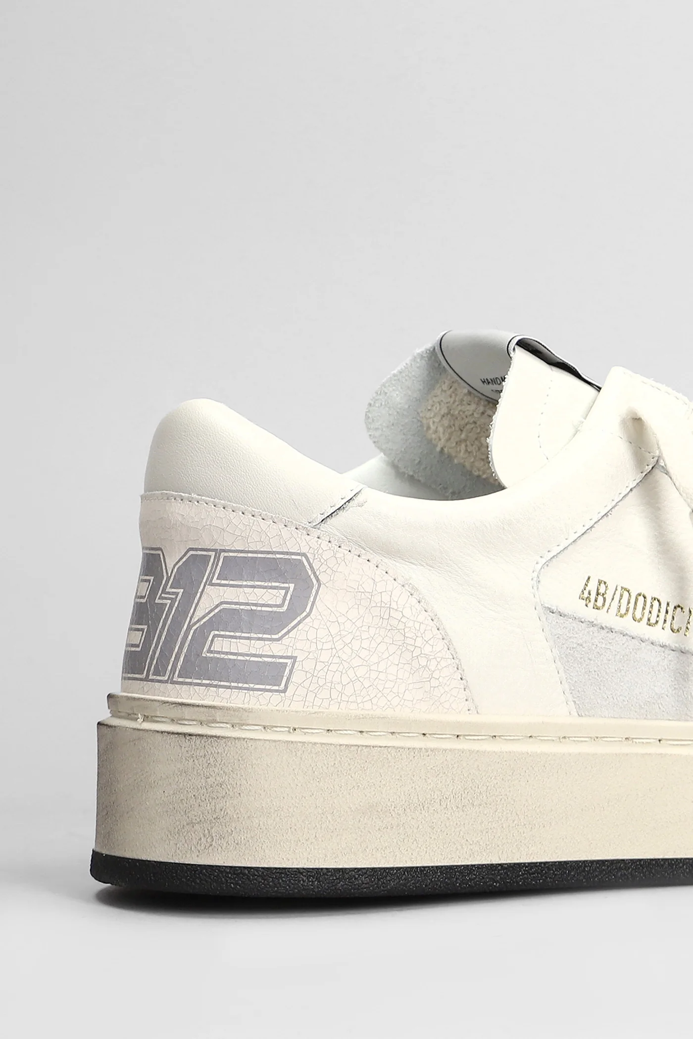 Kyle Sneakers in white leather - Image 5