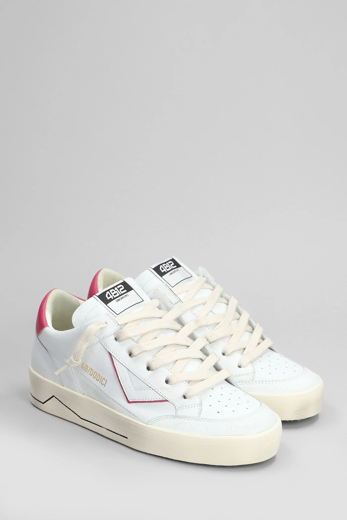 Kyle Sneakers in white leather - Image 2