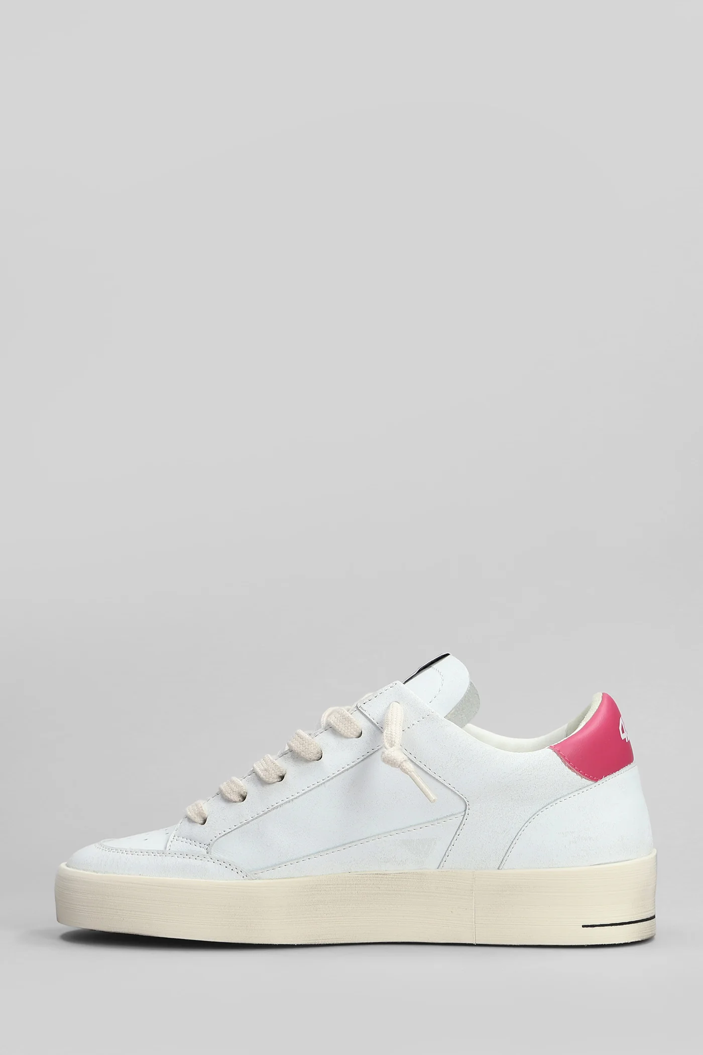 Kyle Sneakers in white leather - Image 3