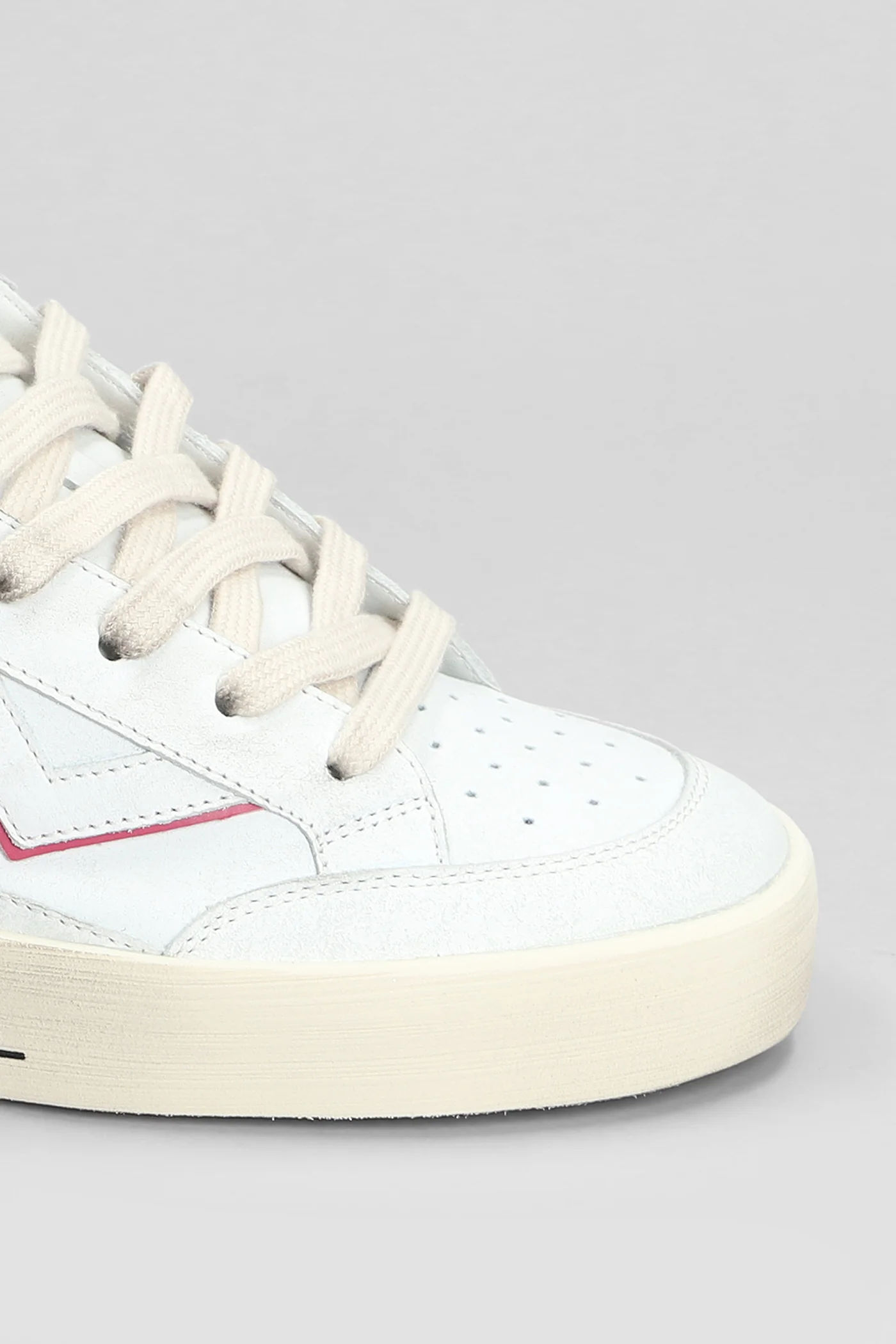 Kyle Sneakers in white leather - Image 5