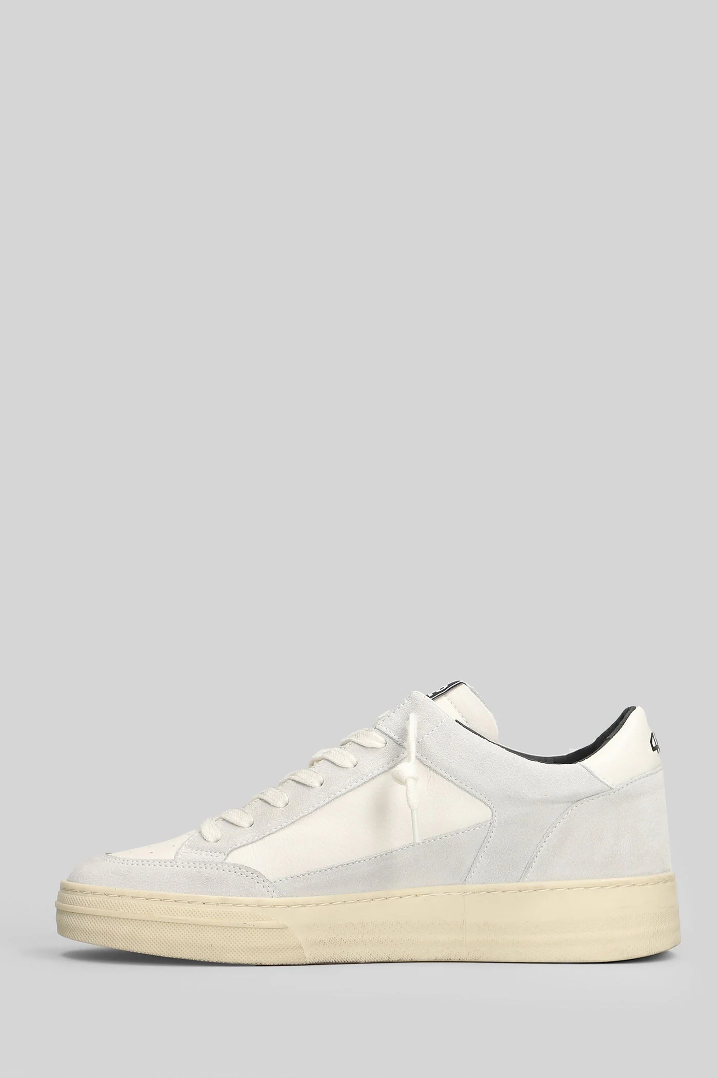 Kyle Sneakers in white suede and leather - Image 3