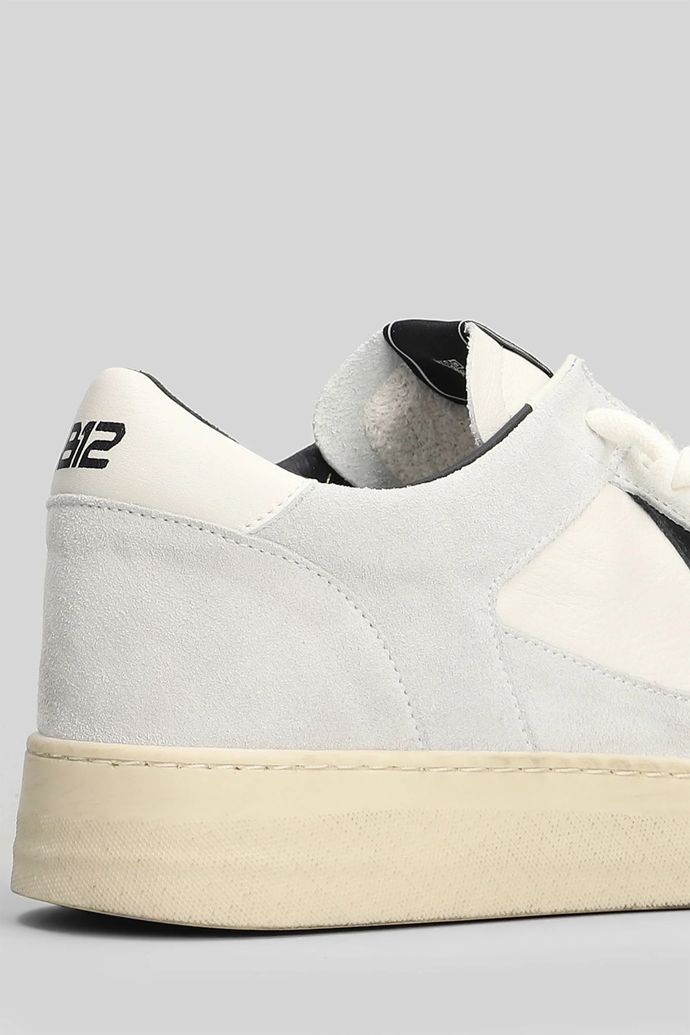 Kyle Sneakers in white suede and leather - Image 5