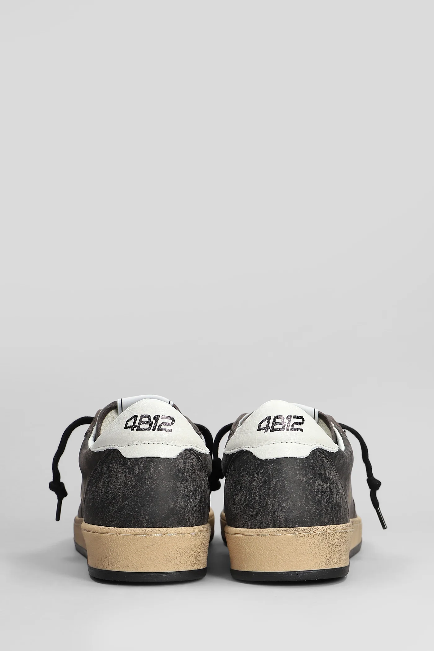 Play New Sneakers in black leather - Image 4
