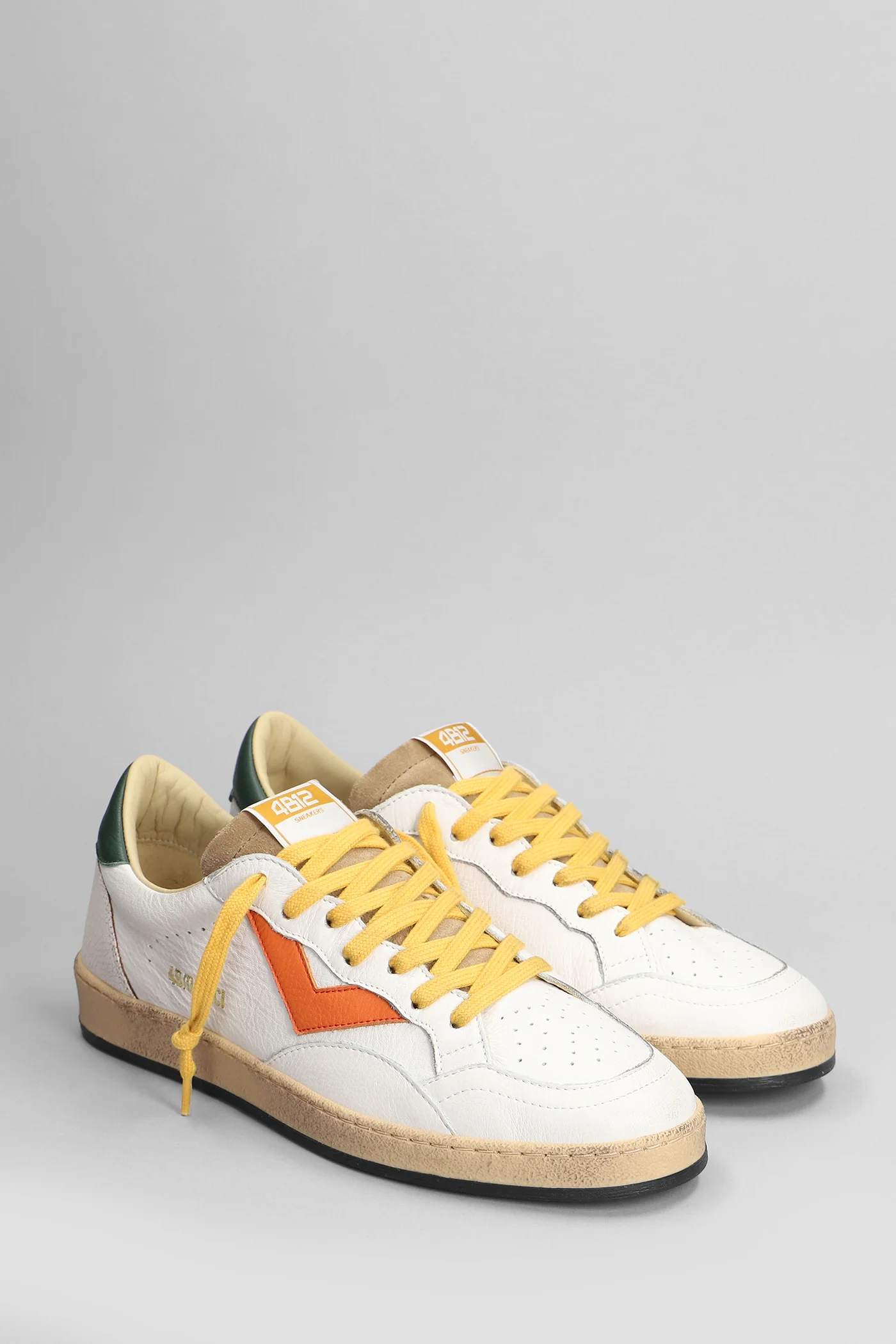 Play New Sneakers in white leather - Image 2