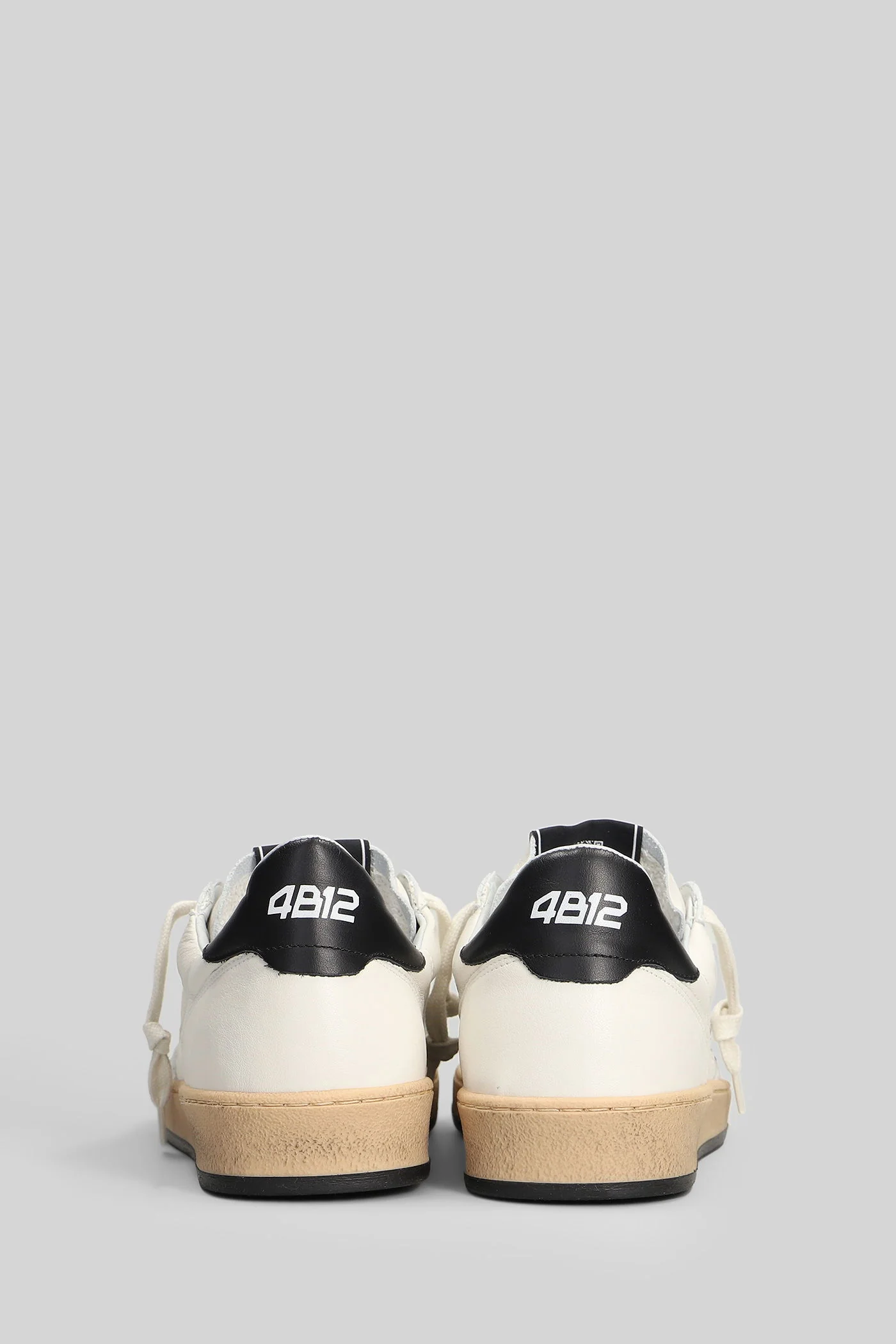 Playnew Sneakers in black leather - Image 4