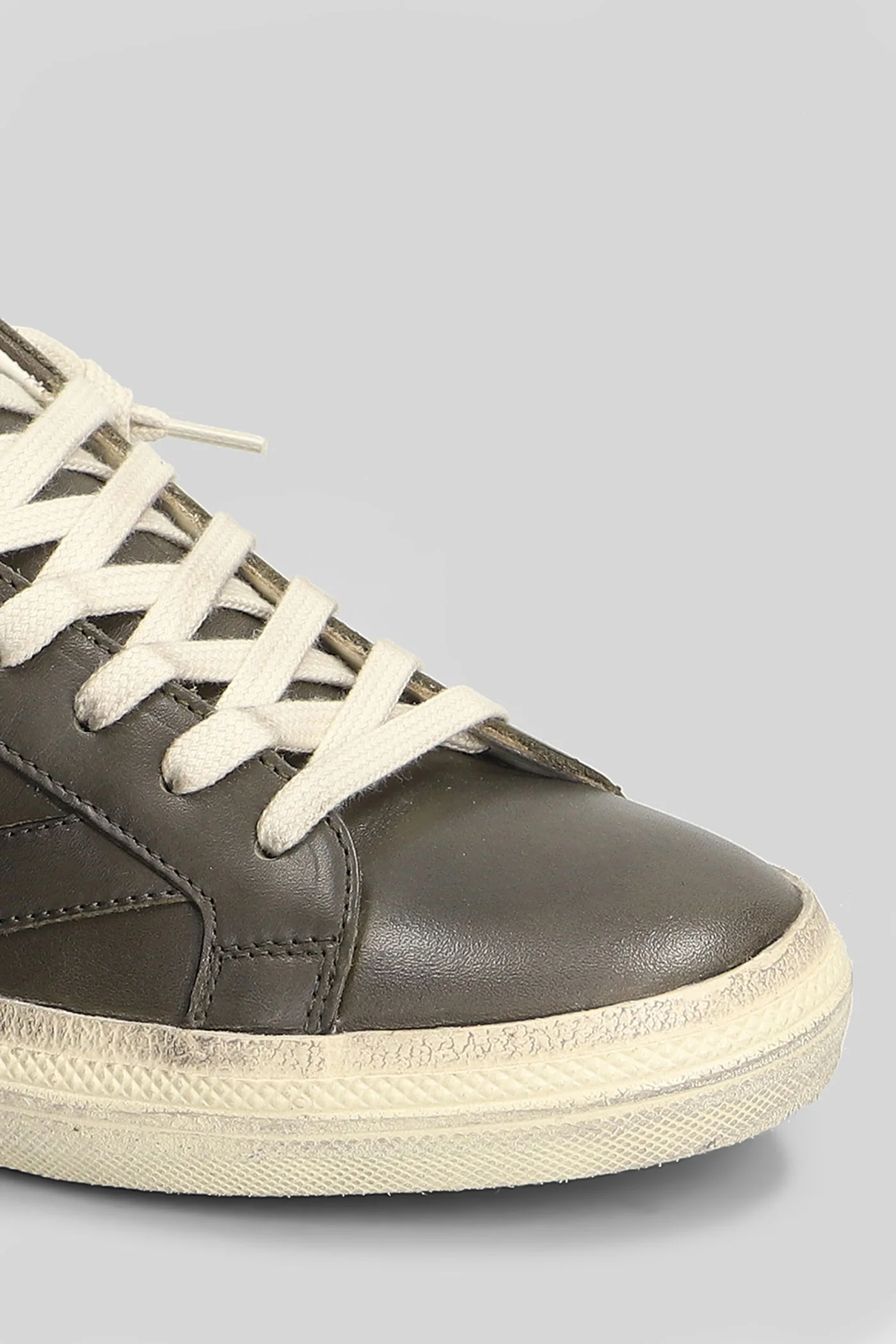 Suprime Sneakers in Gunmetal leather - Image 5