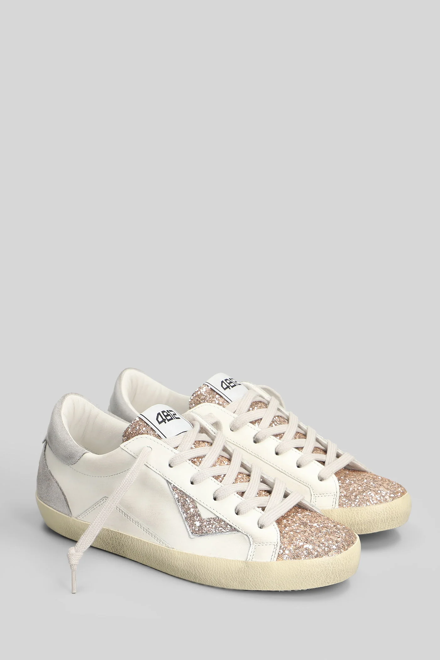 Suprime Sneakers in white leather - Image 22