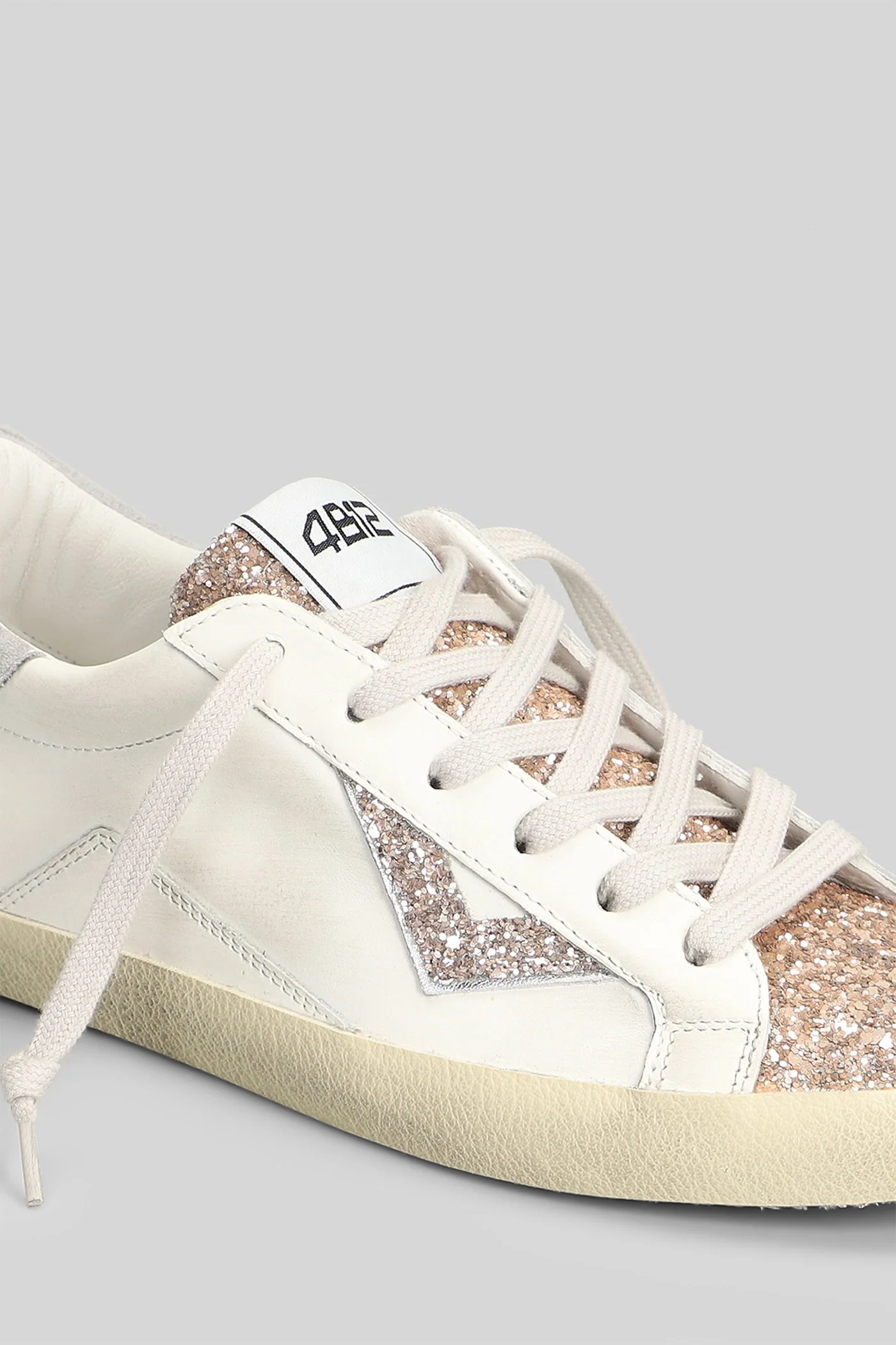 Suprime Sneakers in white leather - Image 25