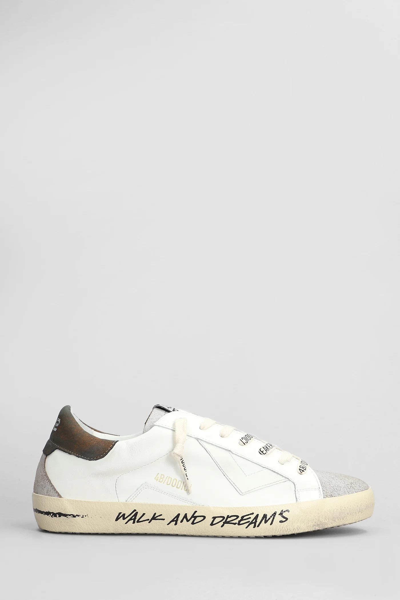 Suprime Sneakers in white leather
