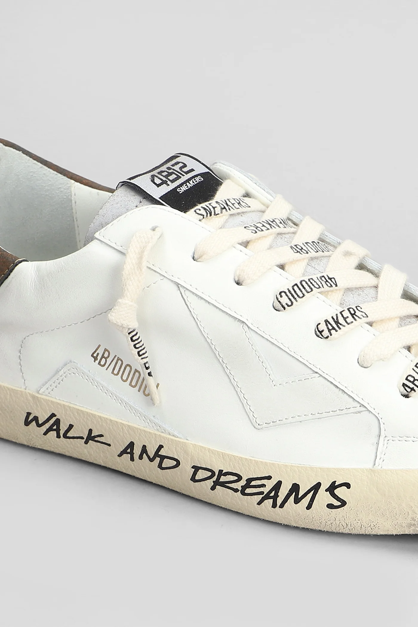 Suprime Sneakers in white leather - Image 5