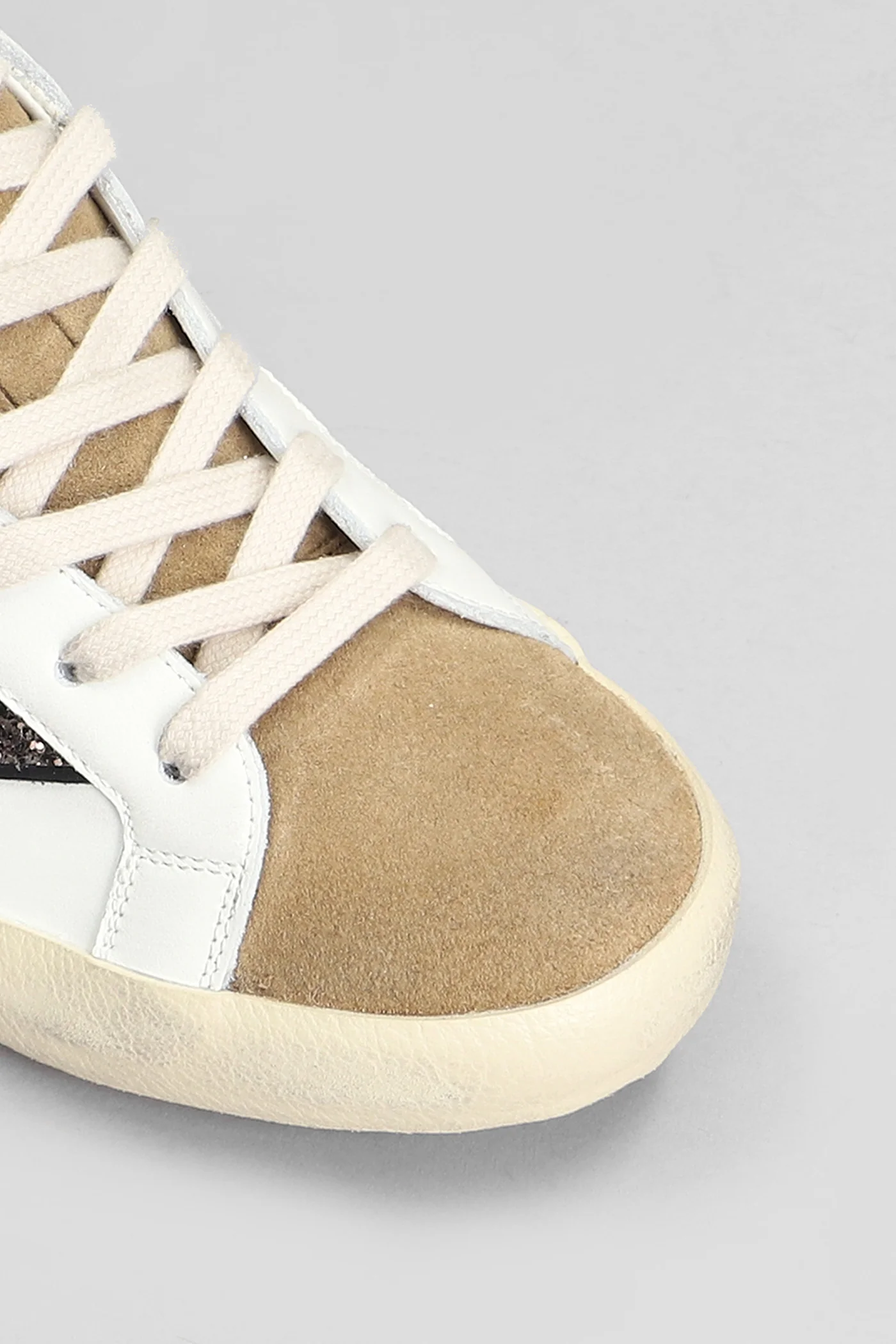 Suprime Sneakers in white suede and leather - Image 5