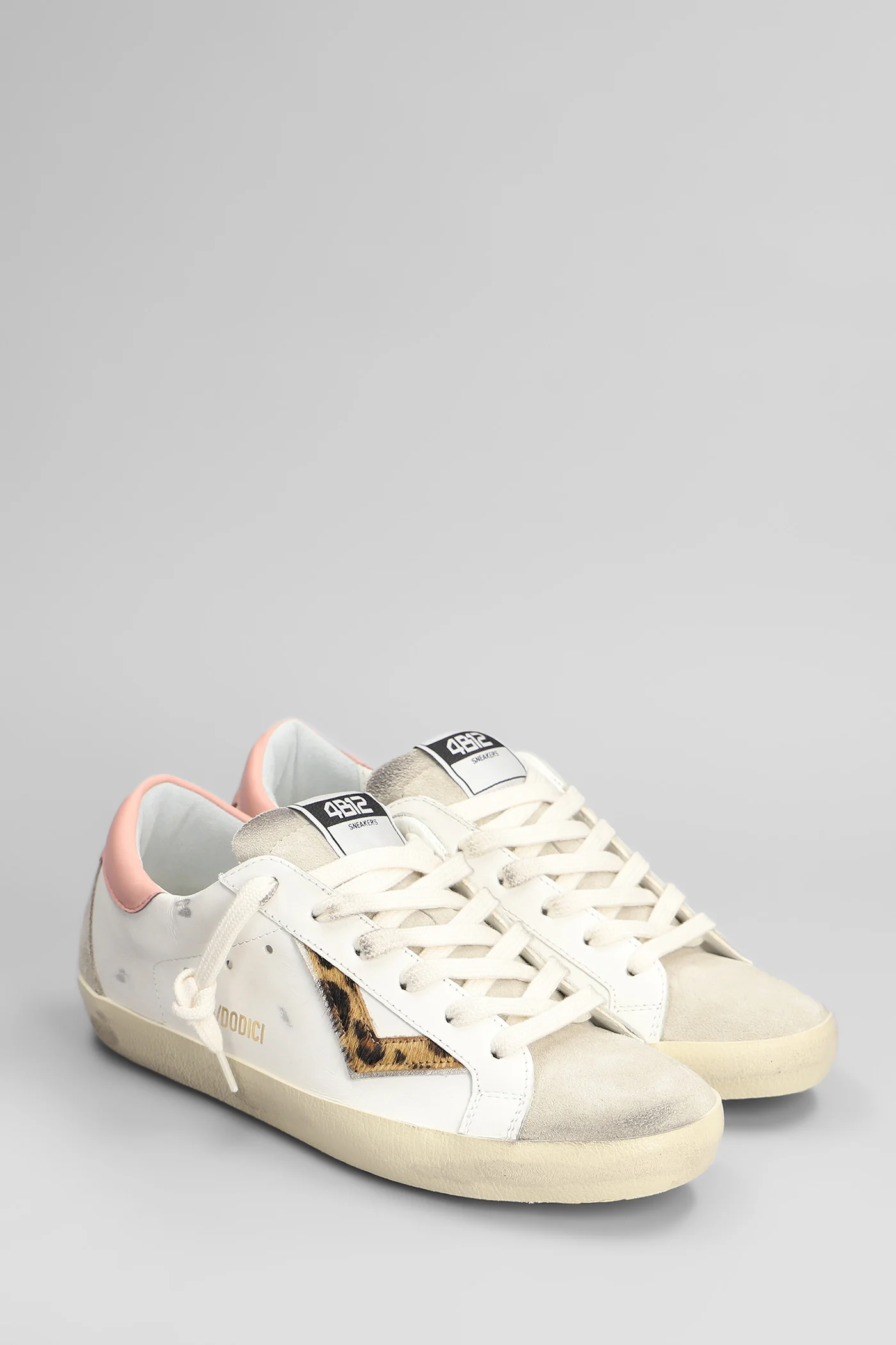 Suprime Sneakers in white suede and leather - Image 2