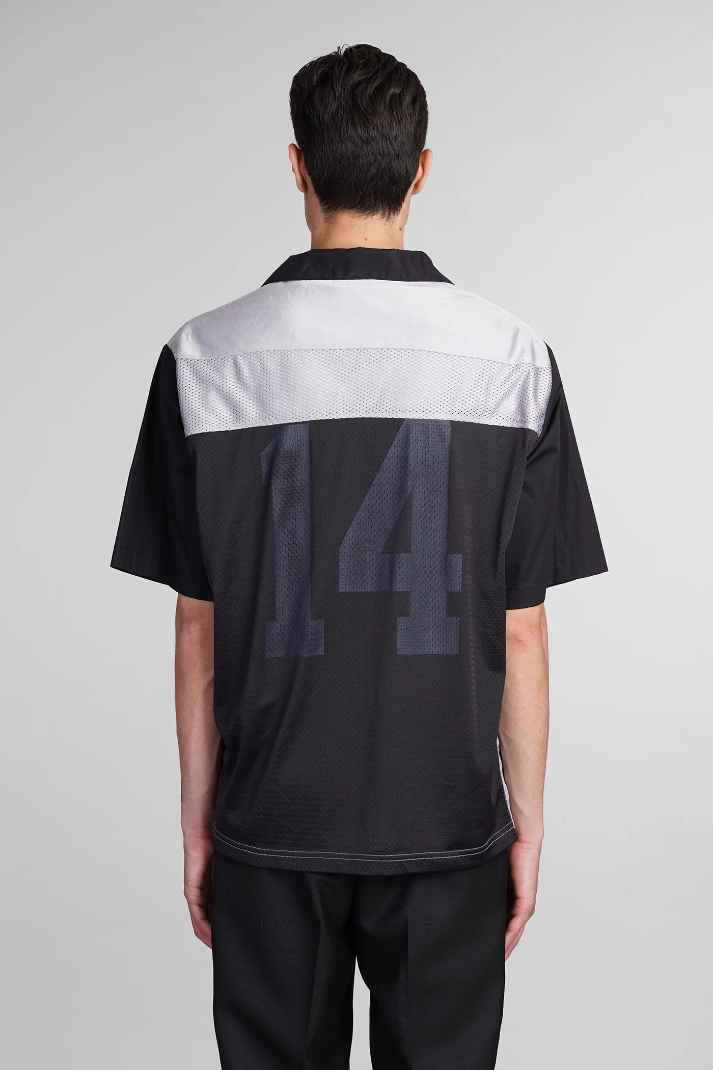 Shirt in black cotton - Image 3