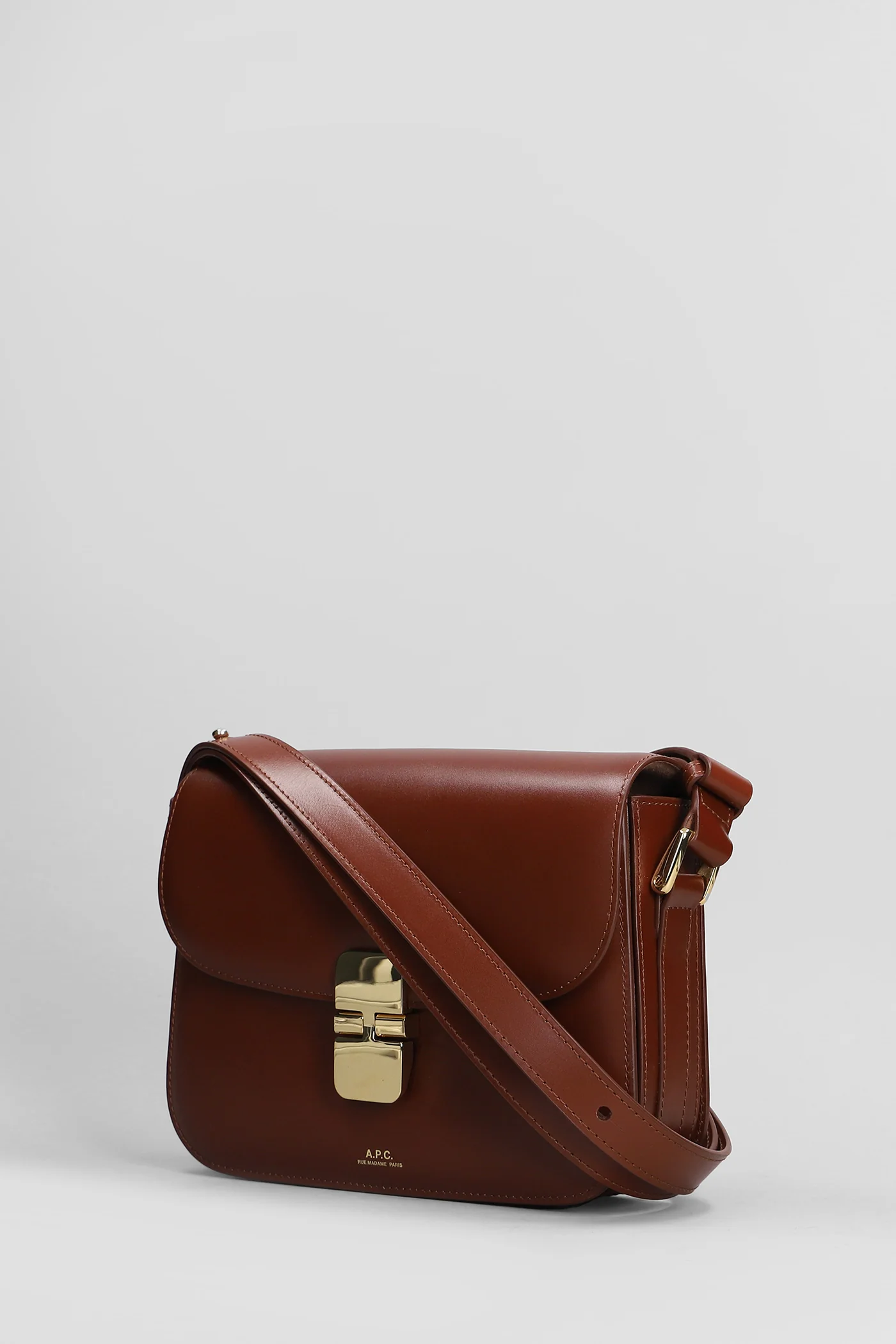 Grace small Shoulder bag in leather color leather - Image 2