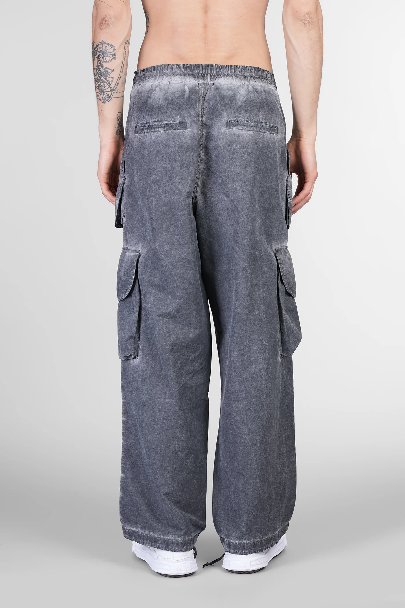 Pants in black polyamide - Image 3