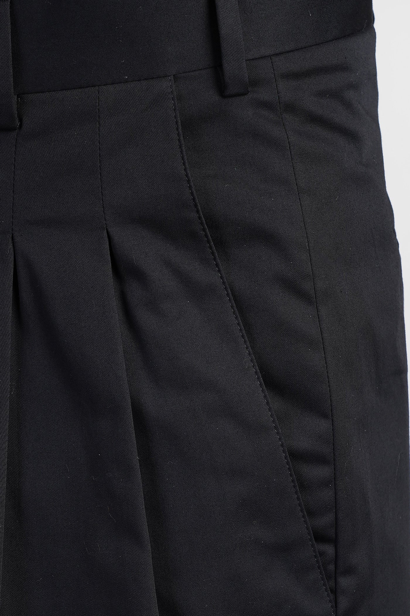 Shorts in black cotton - Image 5