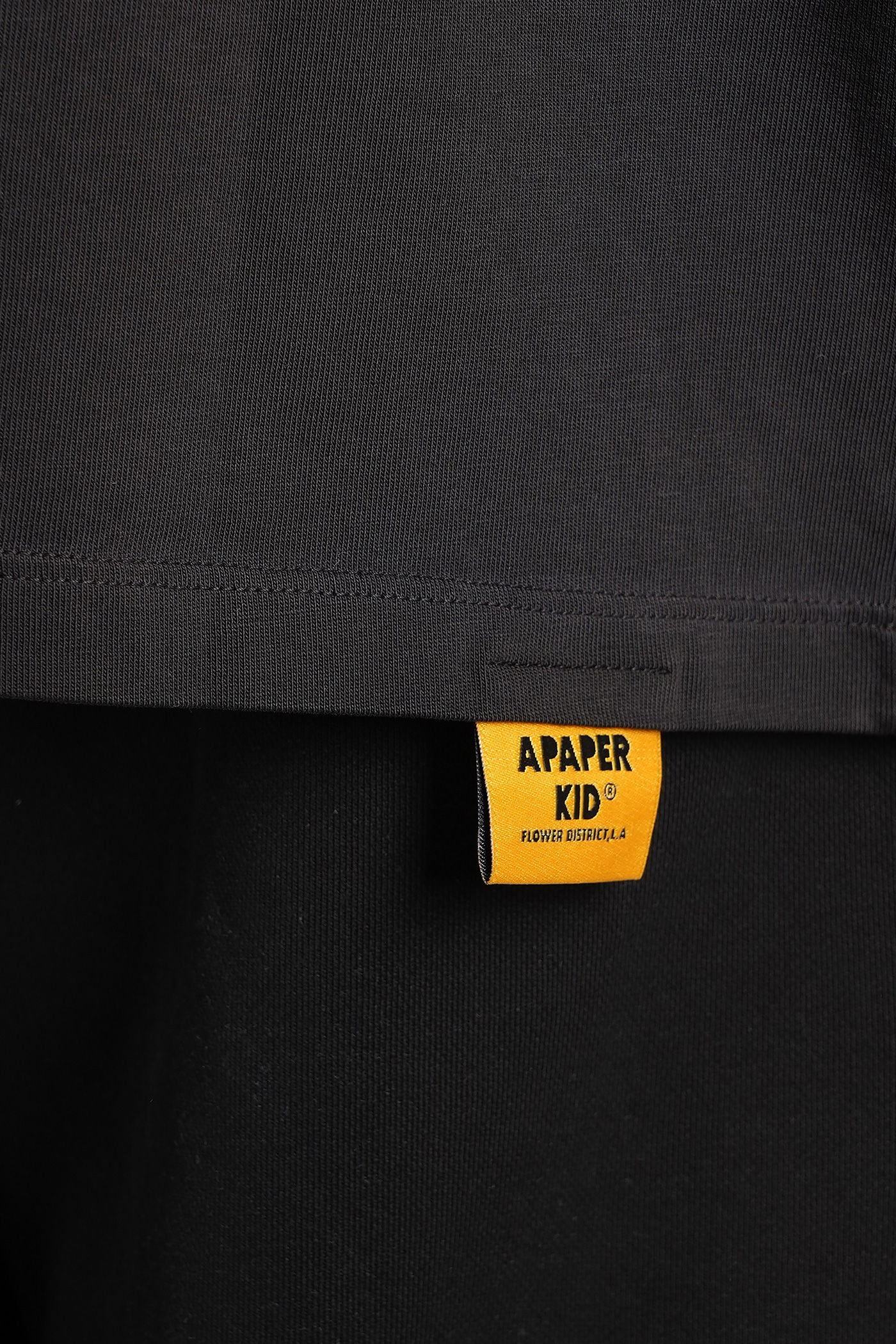 T-Shirt in black cotton - Image 5