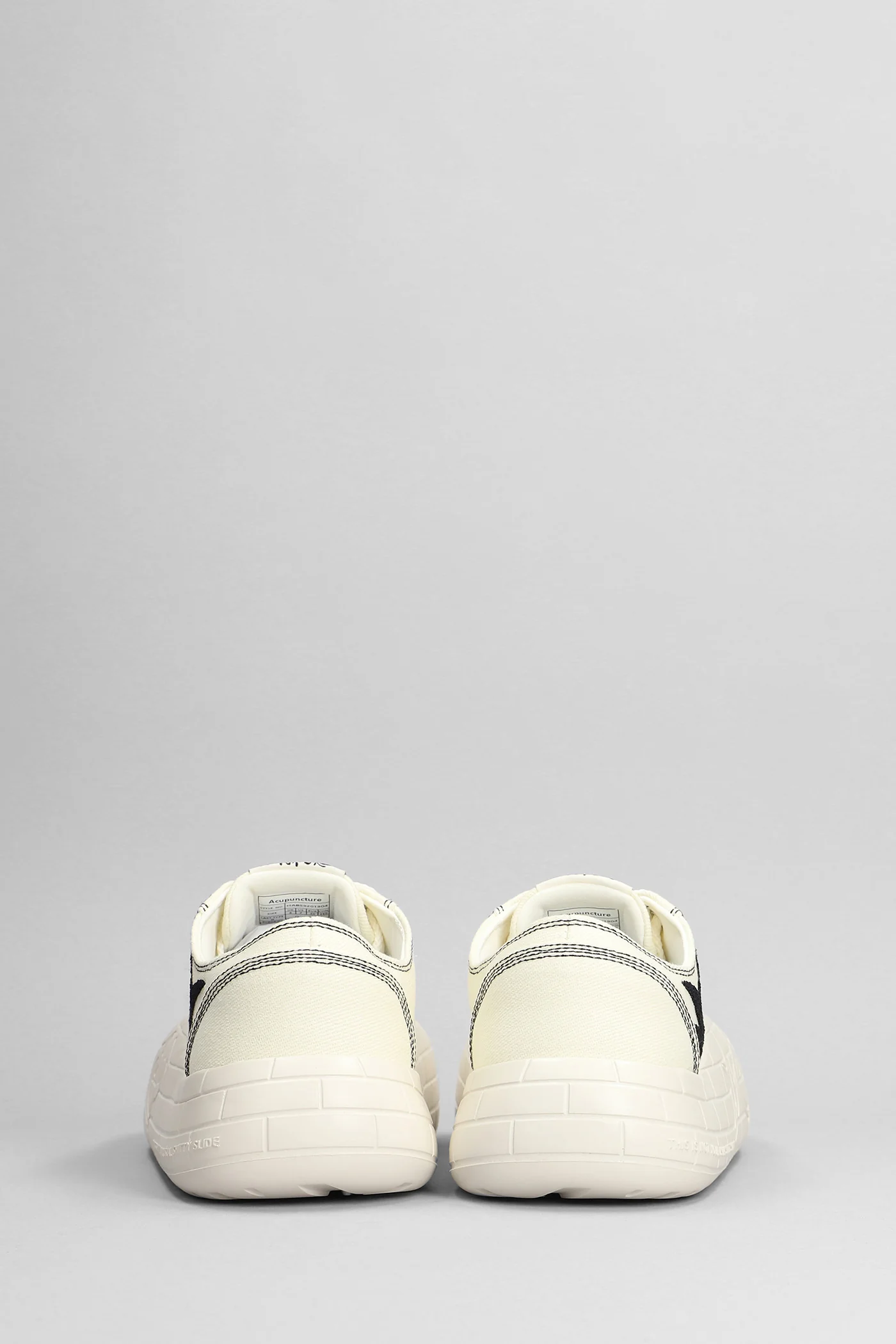Nyu Vulc G2 Sneakers in beige canvas - Image 4