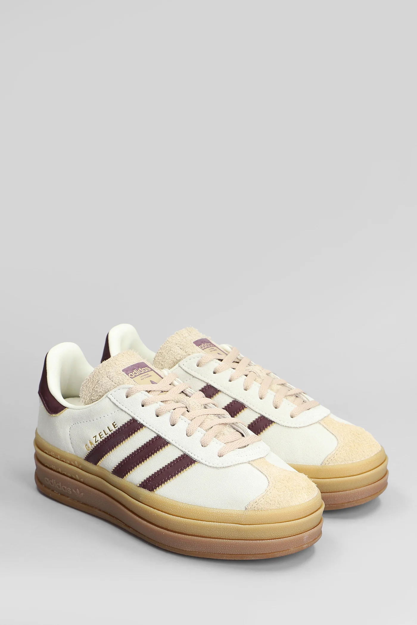 Gazelle Bold Sneakers in beige suede - Image 2