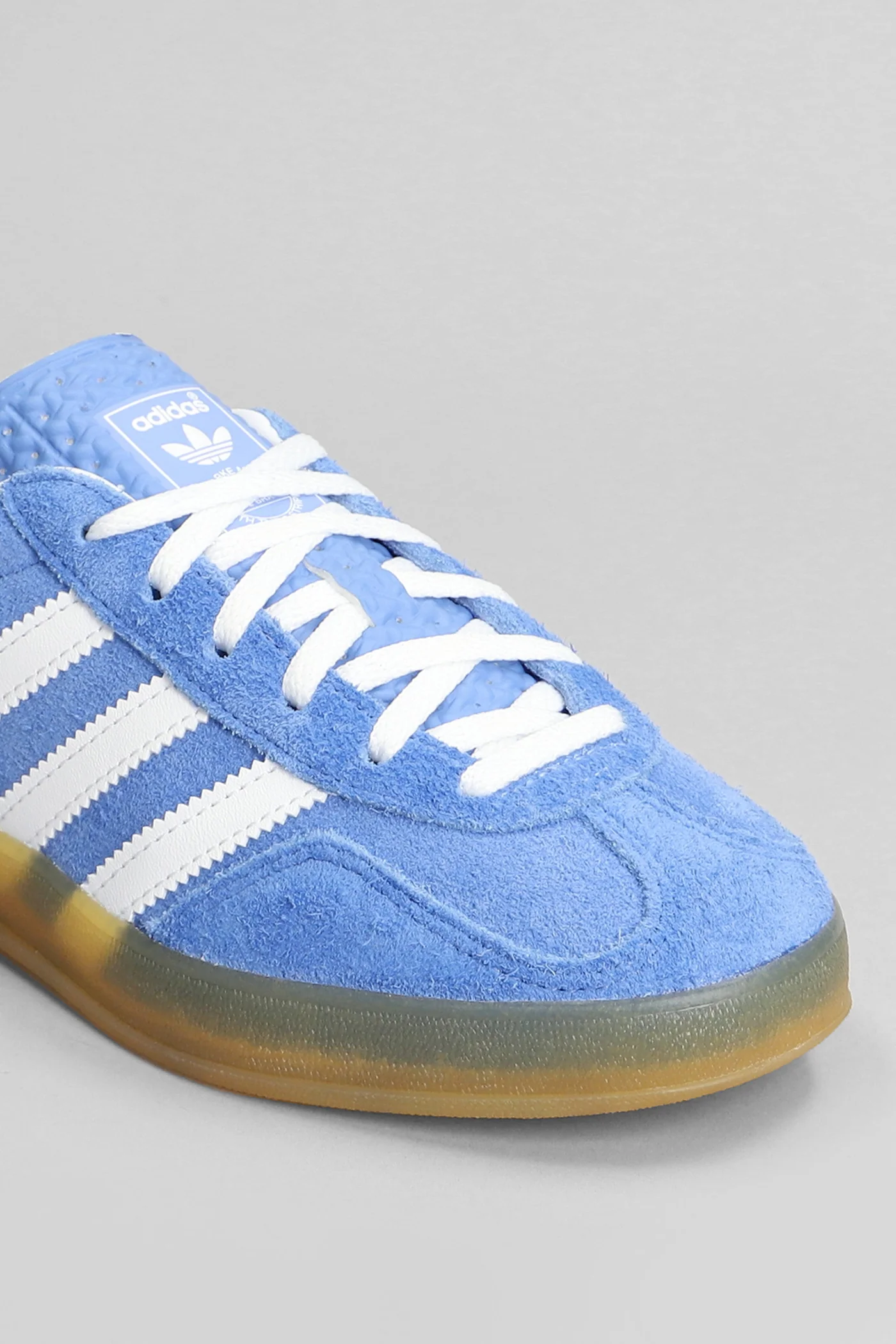 Gazelle Indoor Sneakers in cyan suede - Image 5