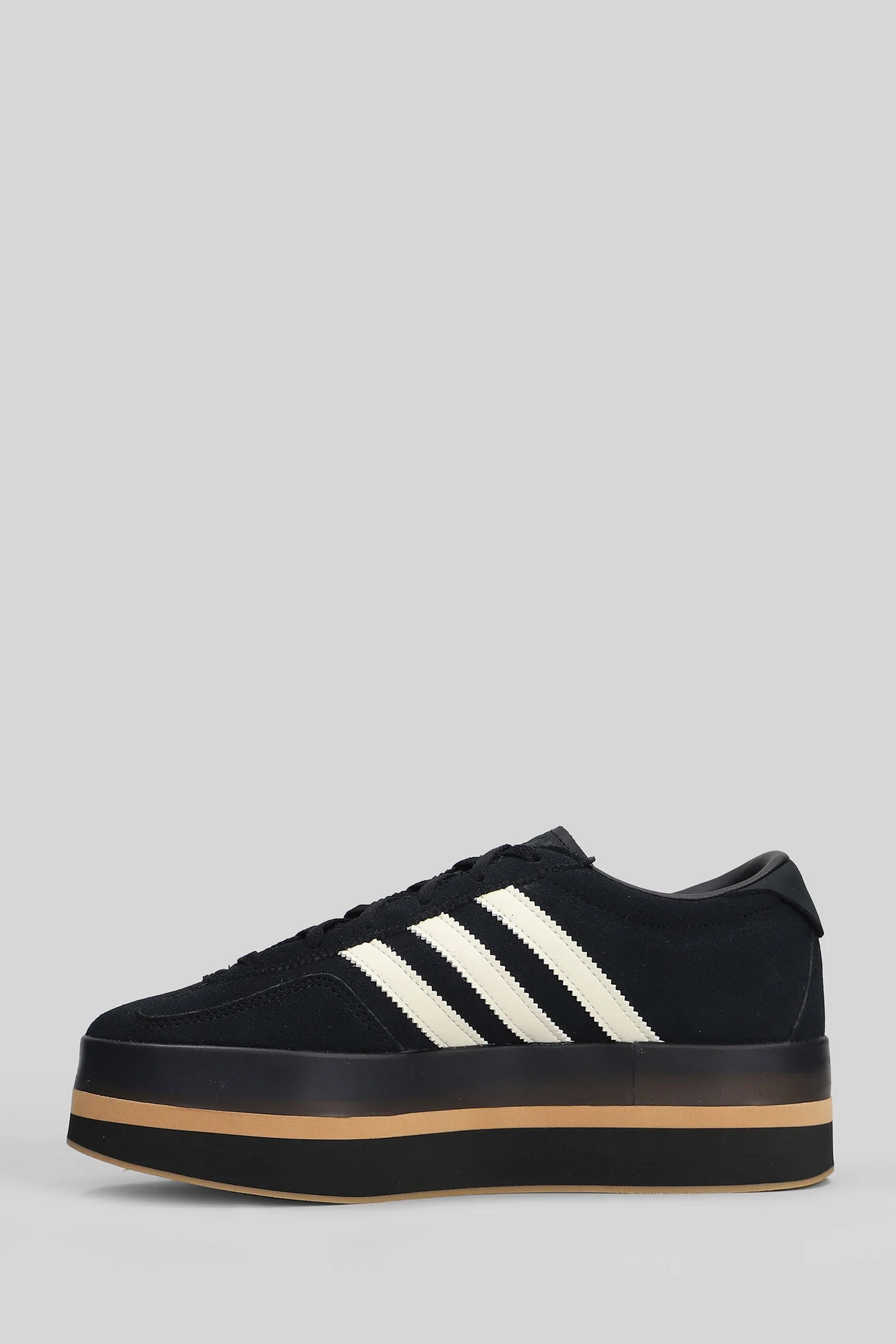 Gazelle Stack Sneakers in black suede - Image 3
