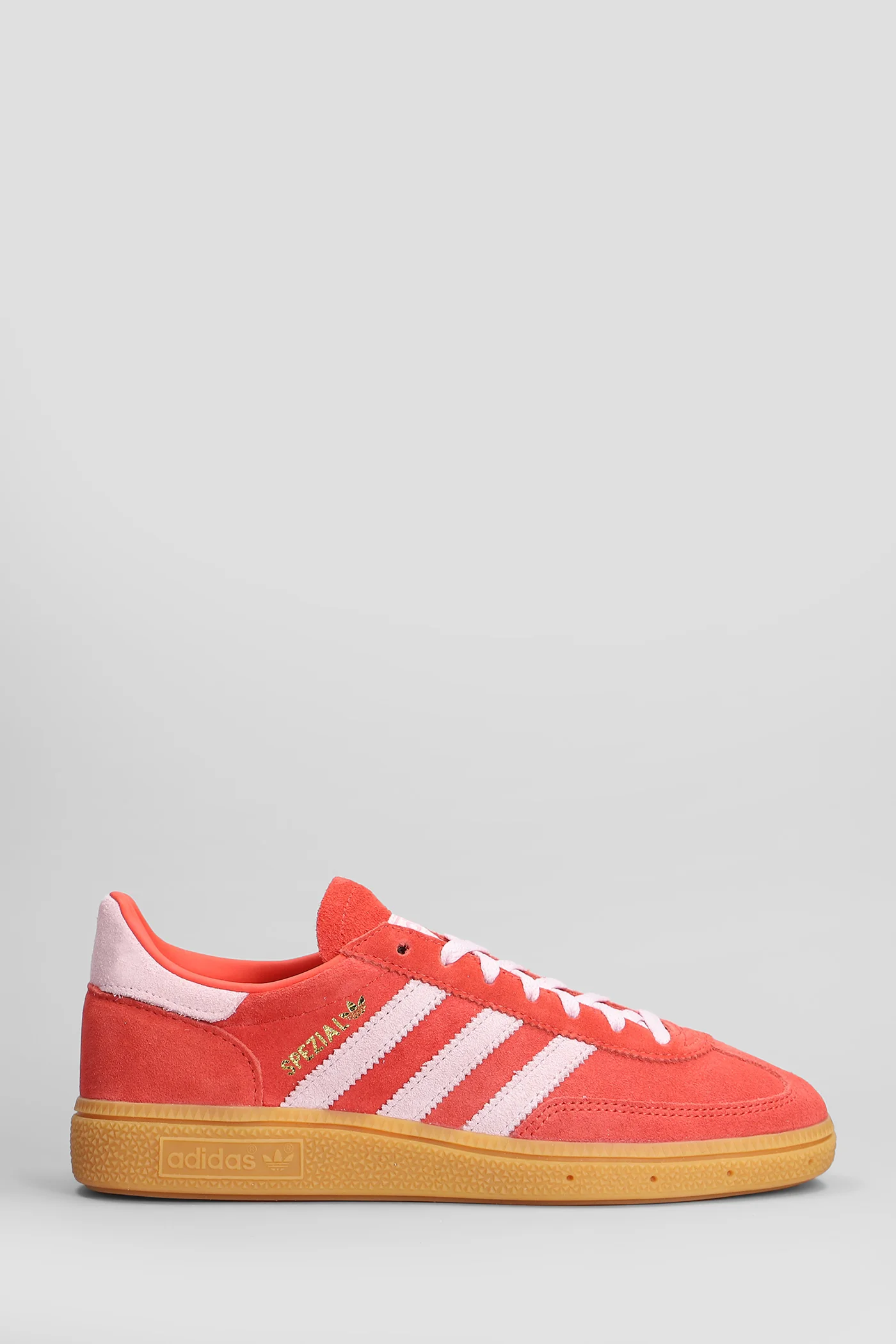 Handball Spezial Sneakers in red suede