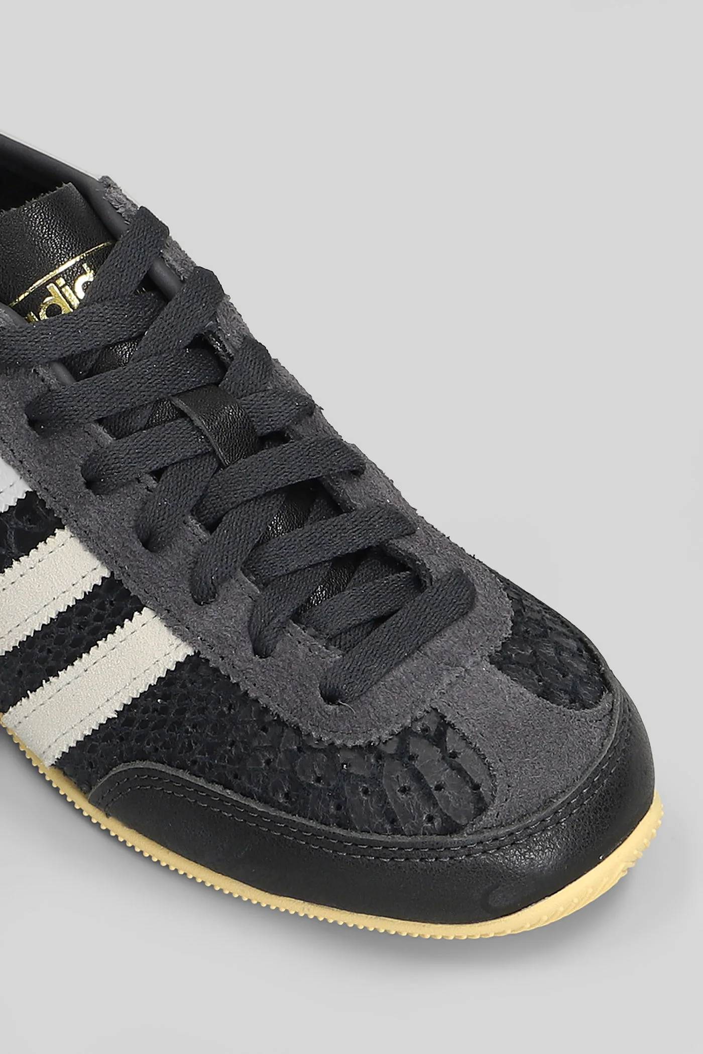 Japan Deco Sneakers in black leather - Image 5