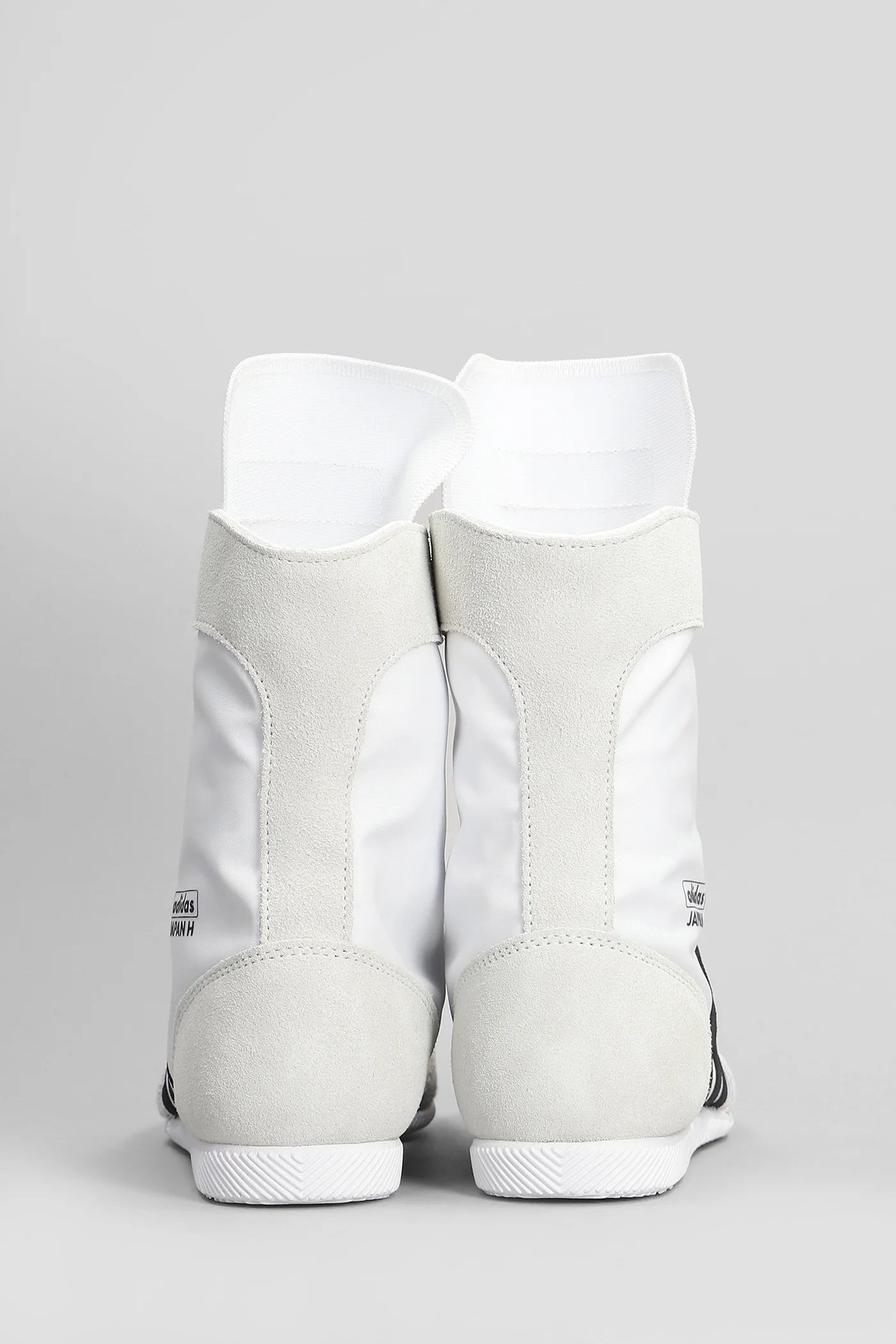 Japan H Sneakers in white Suede and fabric - Image 4