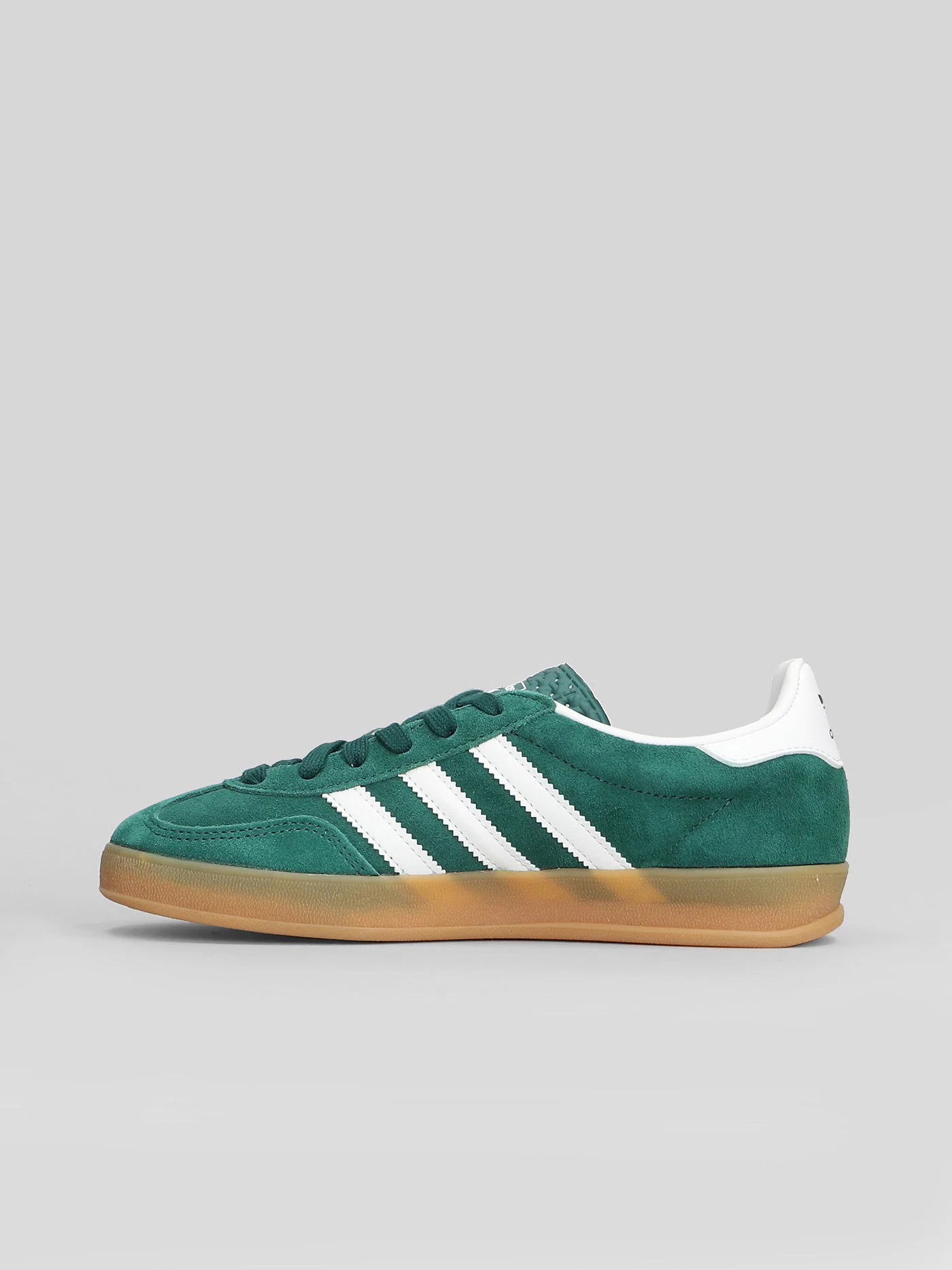 Gazelle Indoor J Sneakers in green suede - Image 3