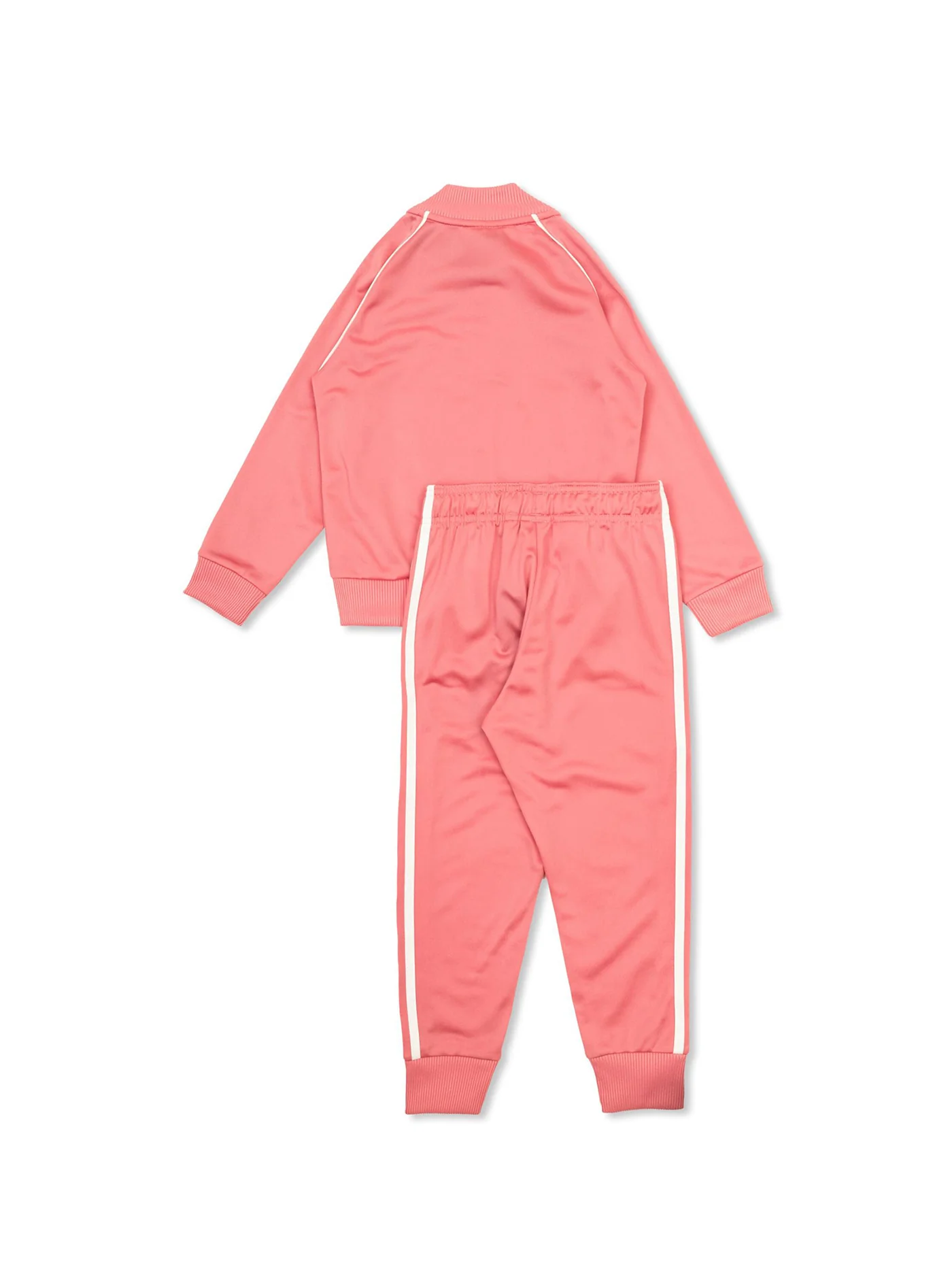Jumpsuit in rose-pink polyester - Image 2