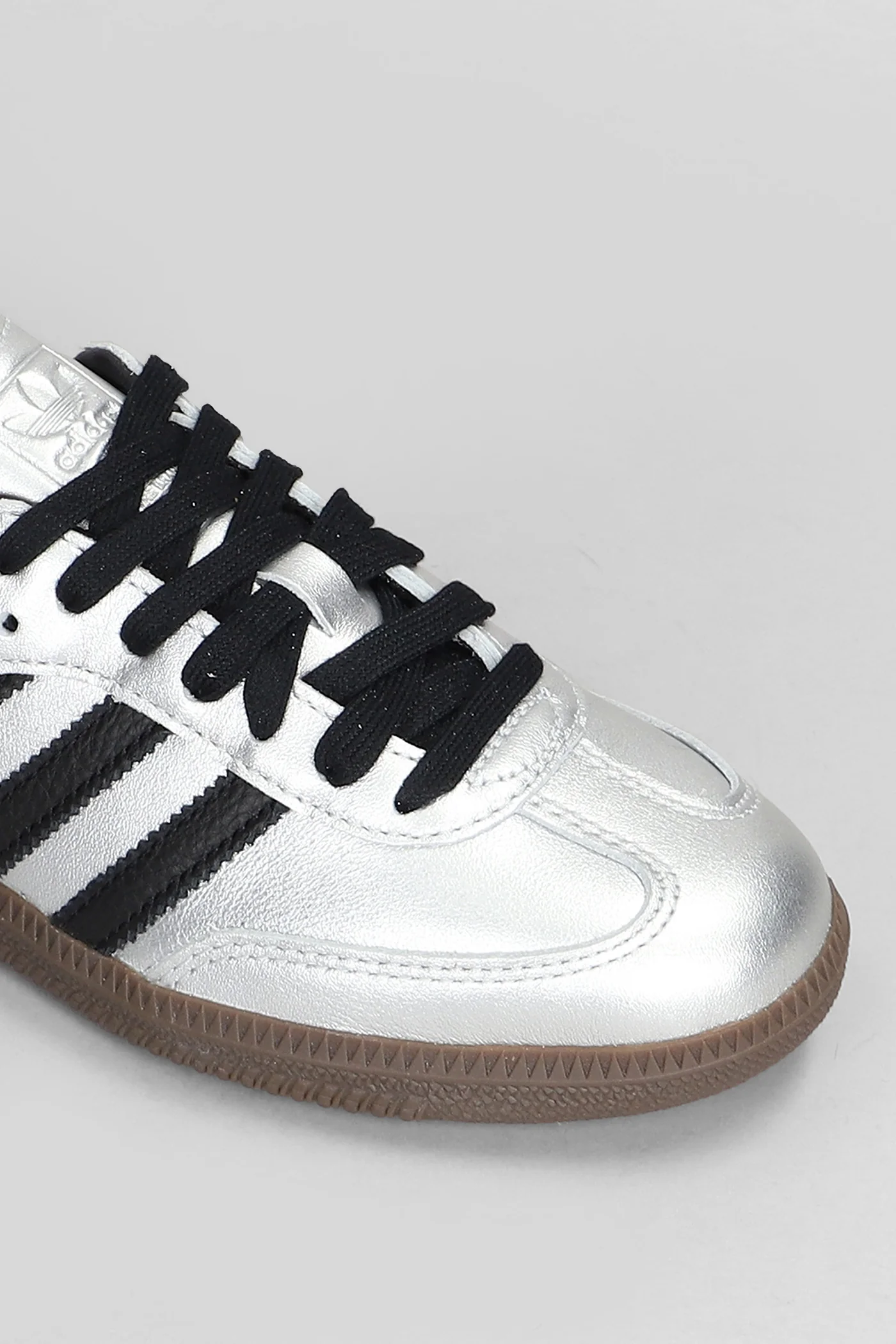 Samba Og Sneakers in silver leather - Image 5