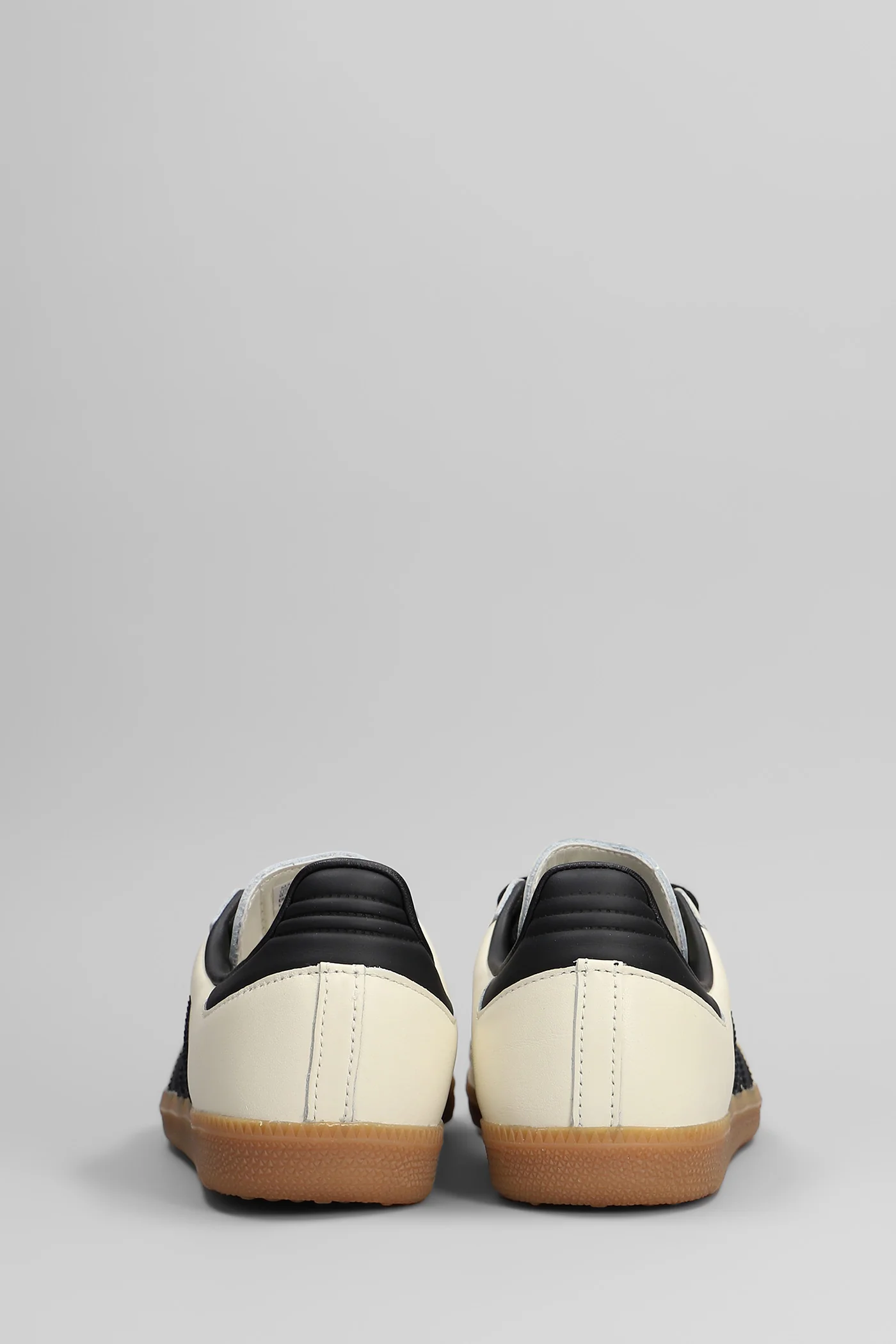 Samba Sneakers in beige leather - Image 4