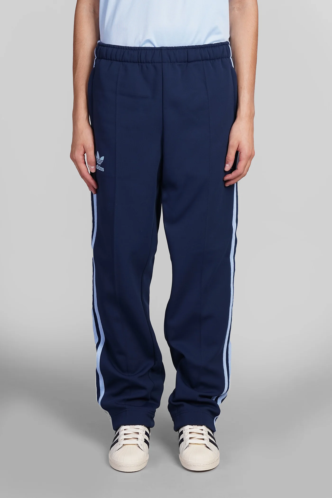 Track Pant Pants in blue polyester