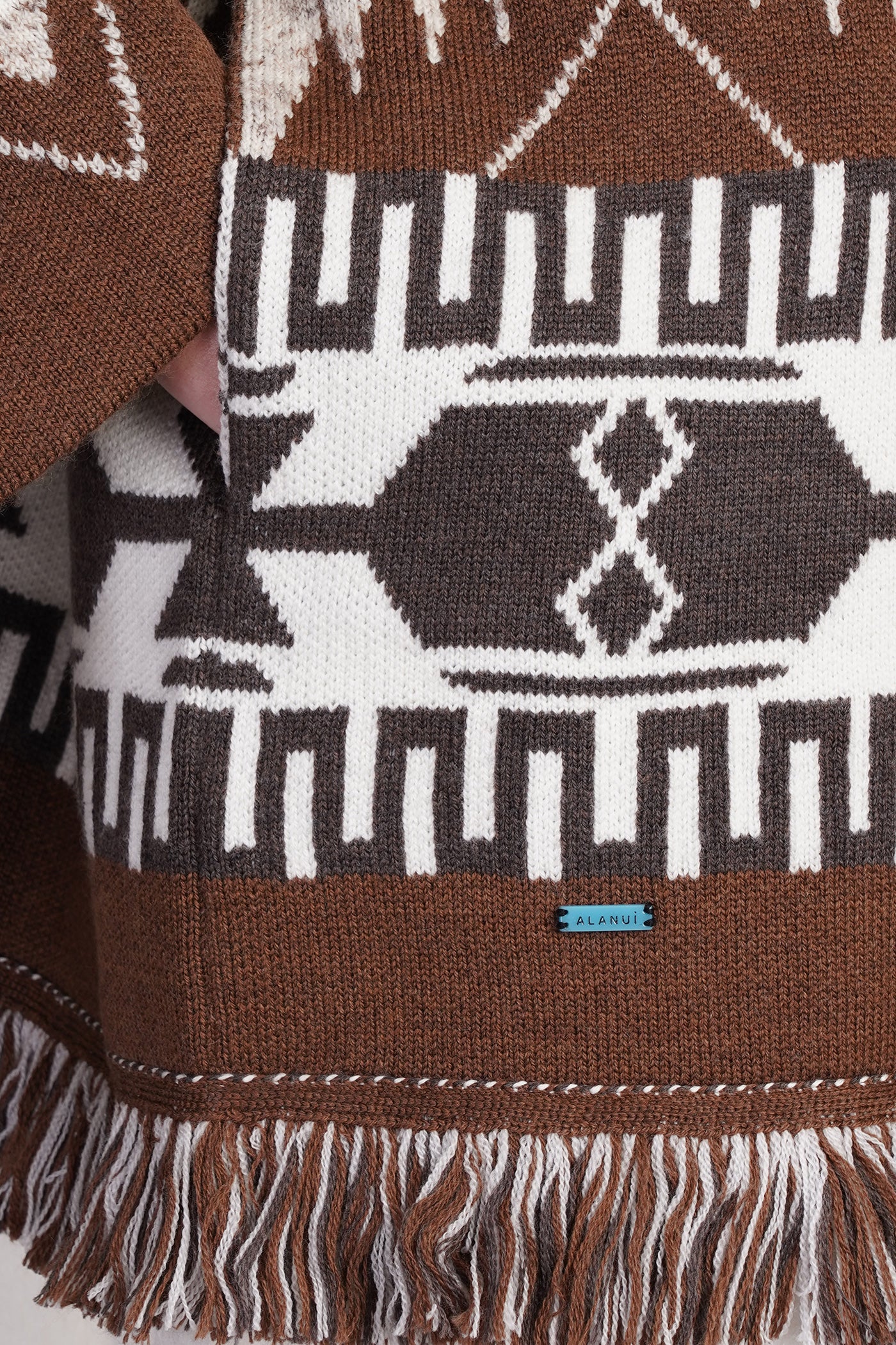 Cardigan in brown wool - Image 5